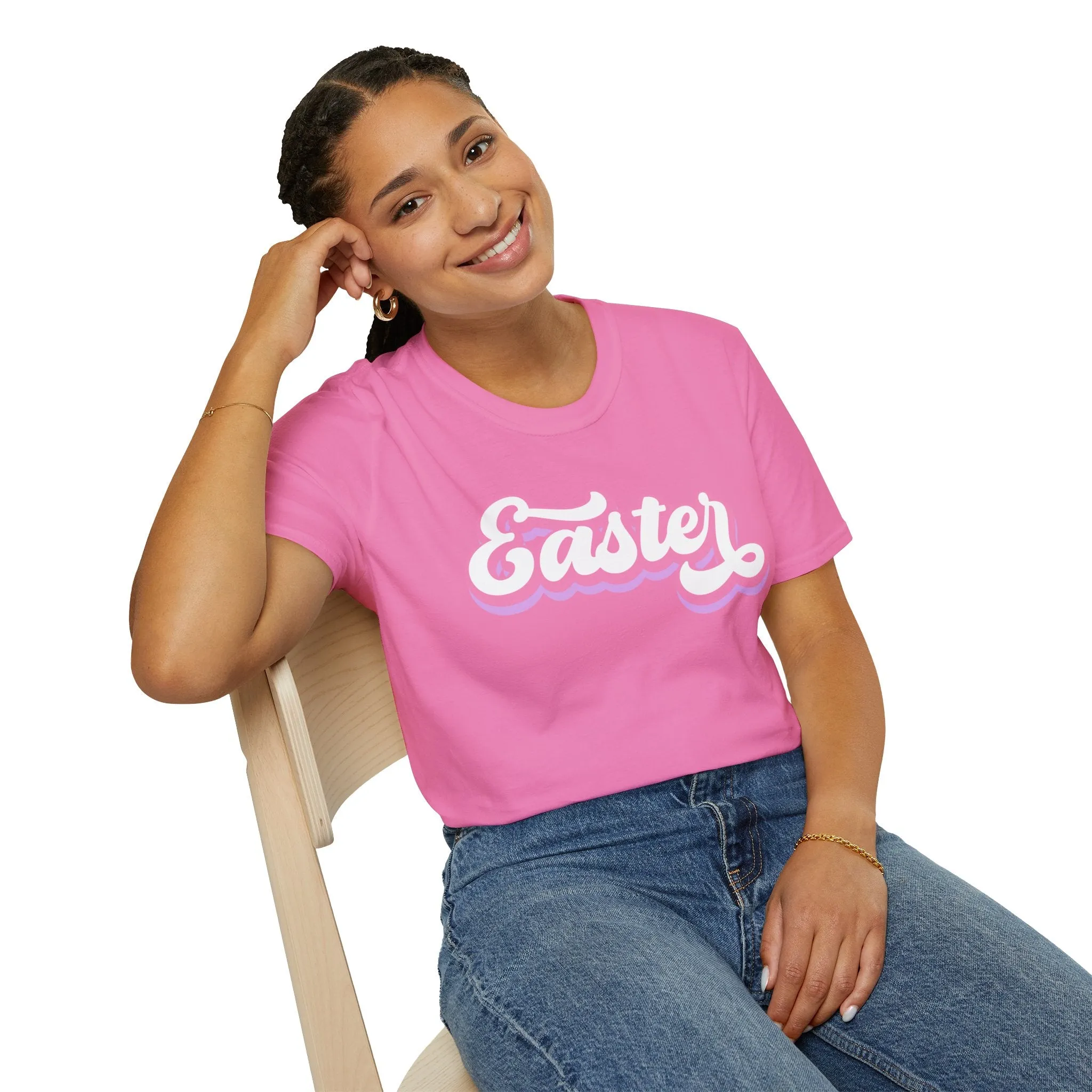 Easter Vibes Unisex Softstyle T-Shirt - Fun Seasonal Graphic Tee