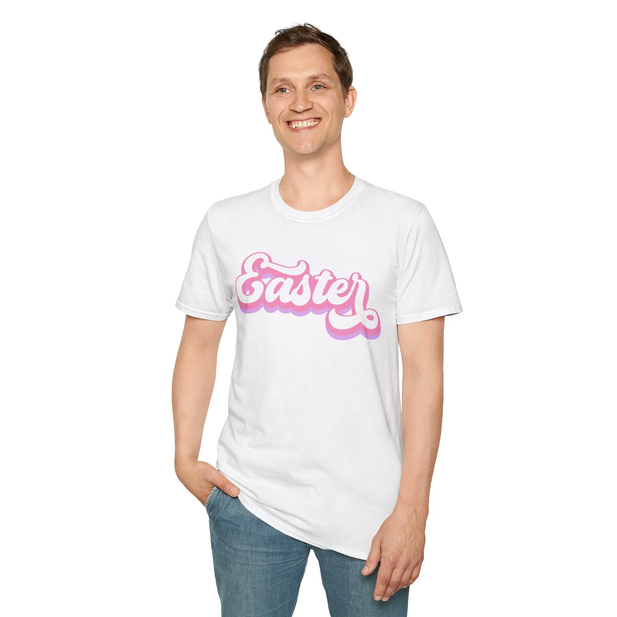 Easter Vibes Unisex Softstyle T-Shirt - Fun Seasonal Graphic Tee