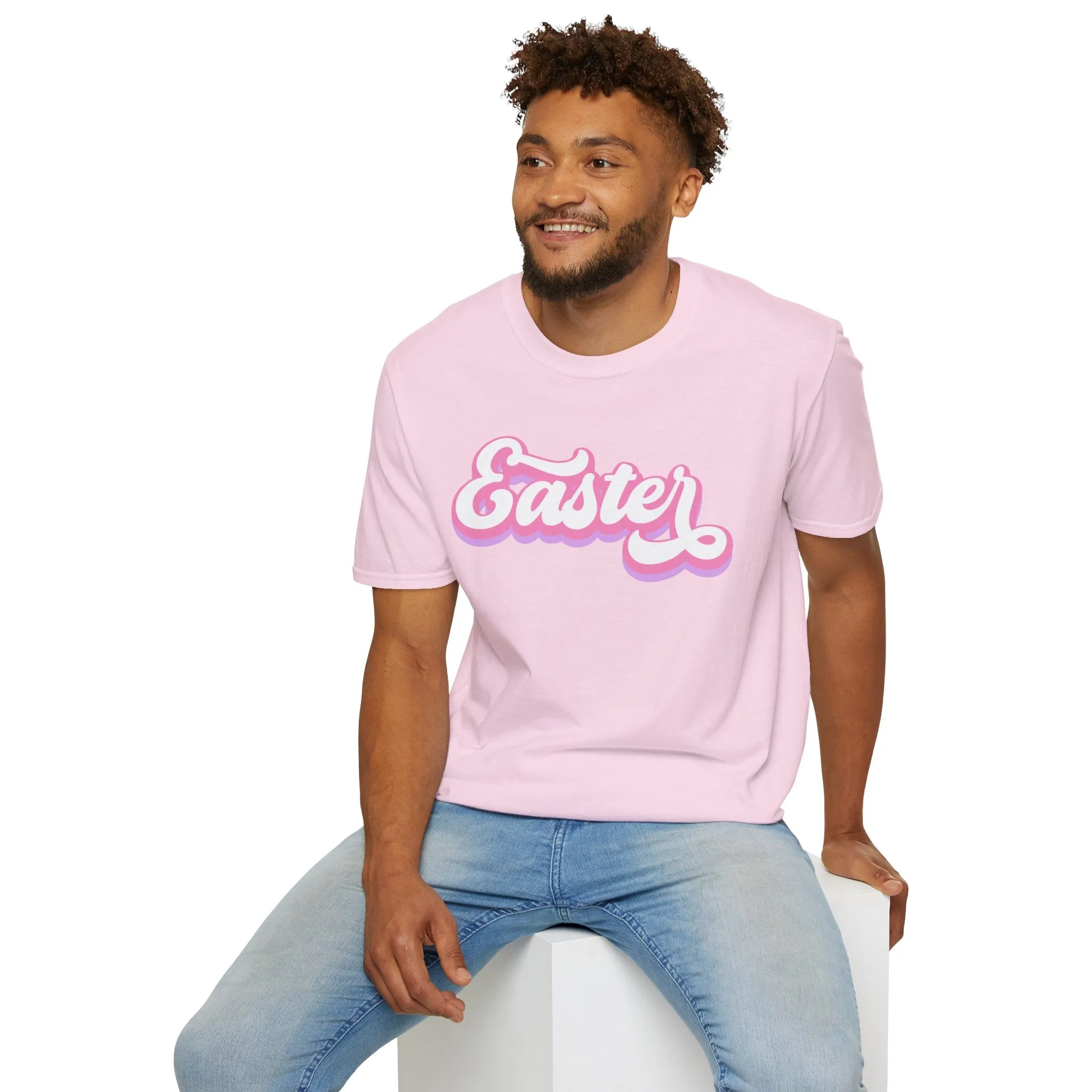 Easter Vibes Unisex Softstyle T-Shirt - Fun Seasonal Graphic Tee