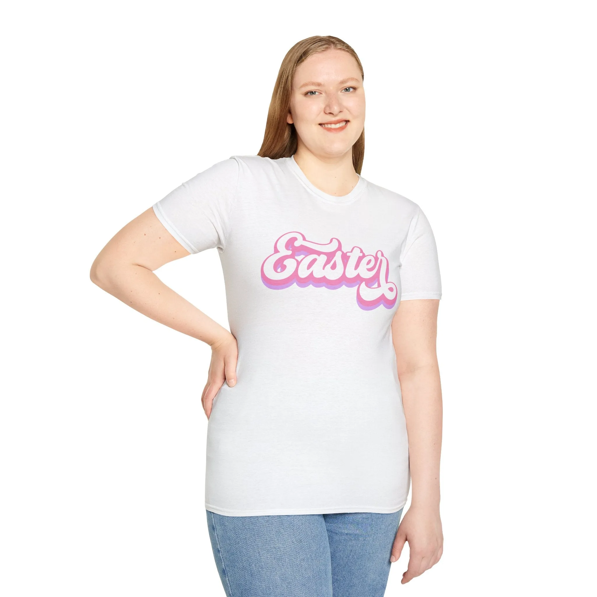 Easter Vibes Unisex Softstyle T-Shirt - Fun Seasonal Graphic Tee