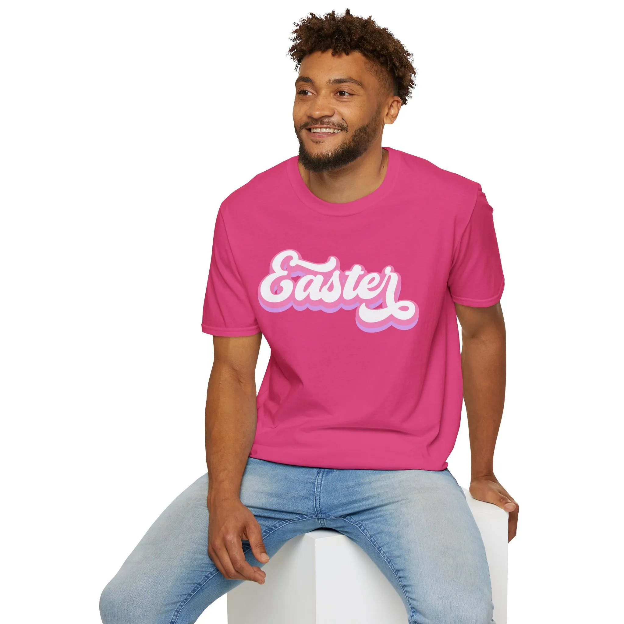 Easter Vibes Unisex Softstyle T-Shirt - Fun Seasonal Graphic Tee