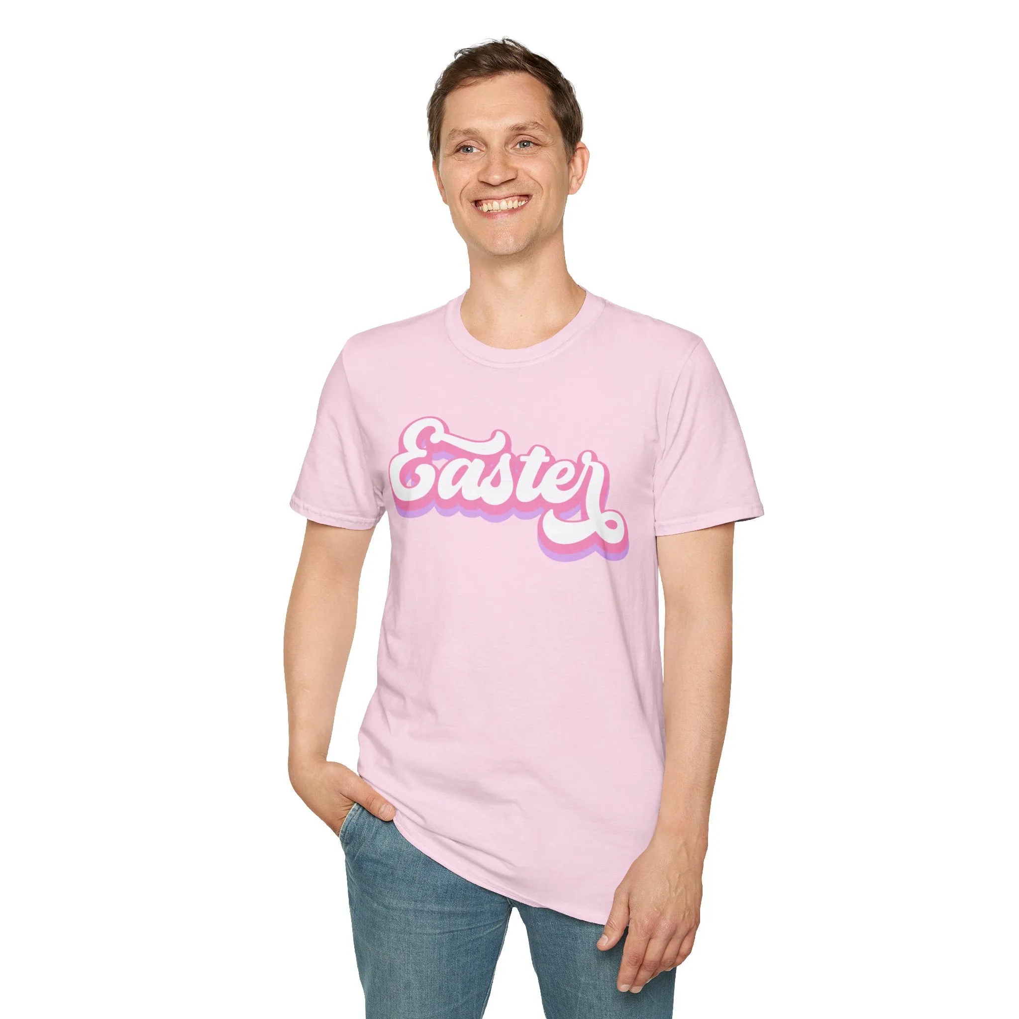 Easter Vibes Unisex Softstyle T-Shirt - Fun Seasonal Graphic Tee
