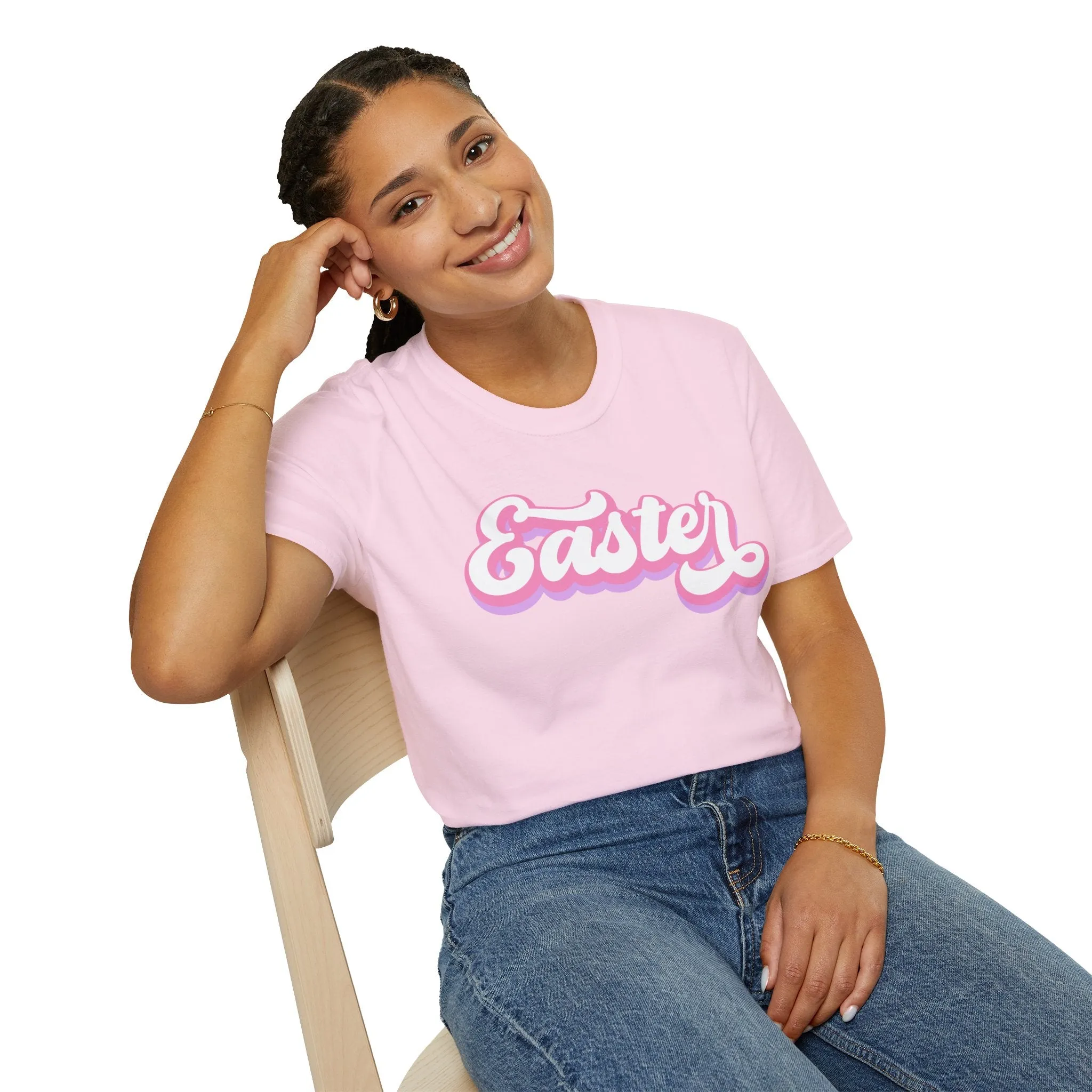Easter Vibes Unisex Softstyle T-Shirt - Fun Seasonal Graphic Tee