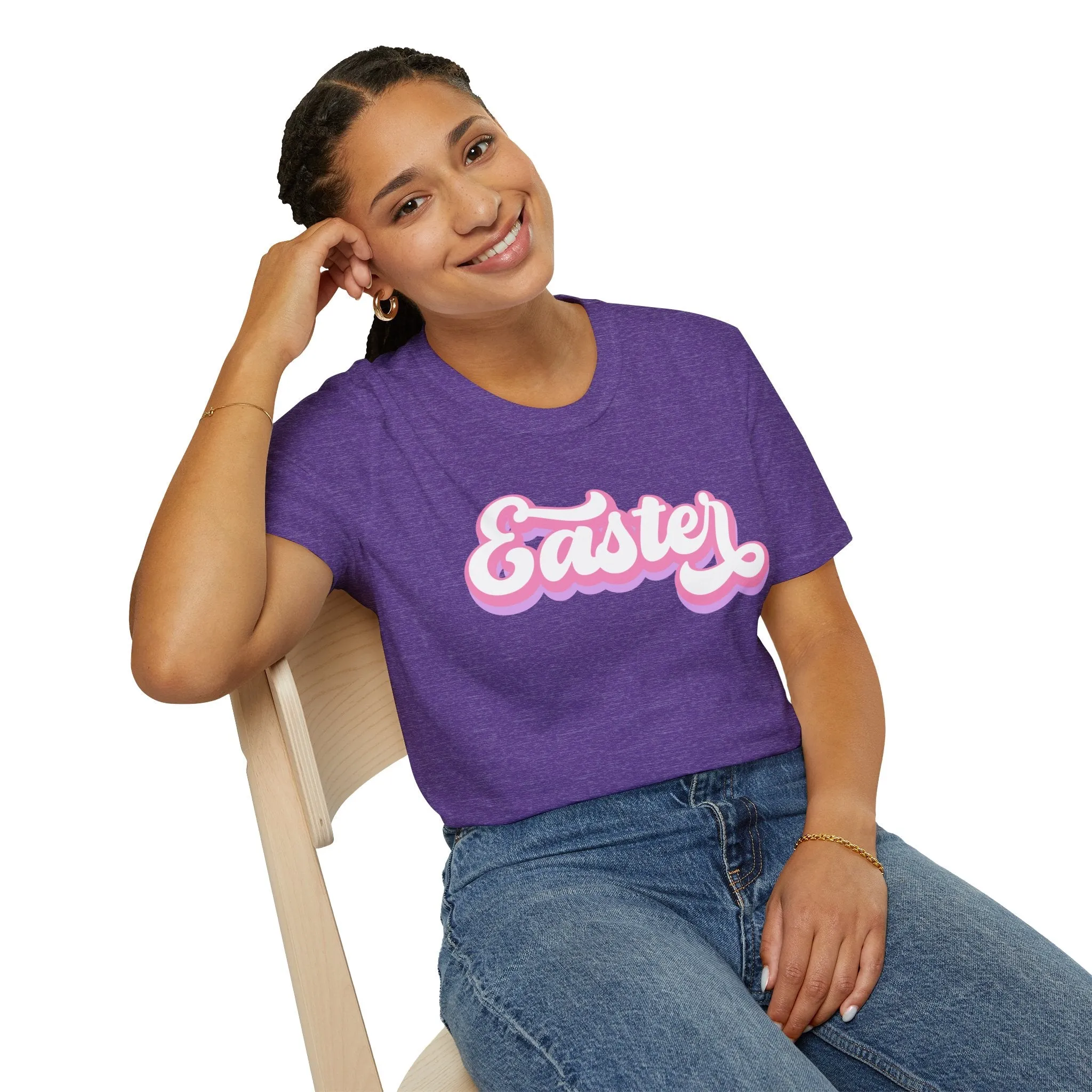 Easter Vibes Unisex Softstyle T-Shirt - Fun Seasonal Graphic Tee