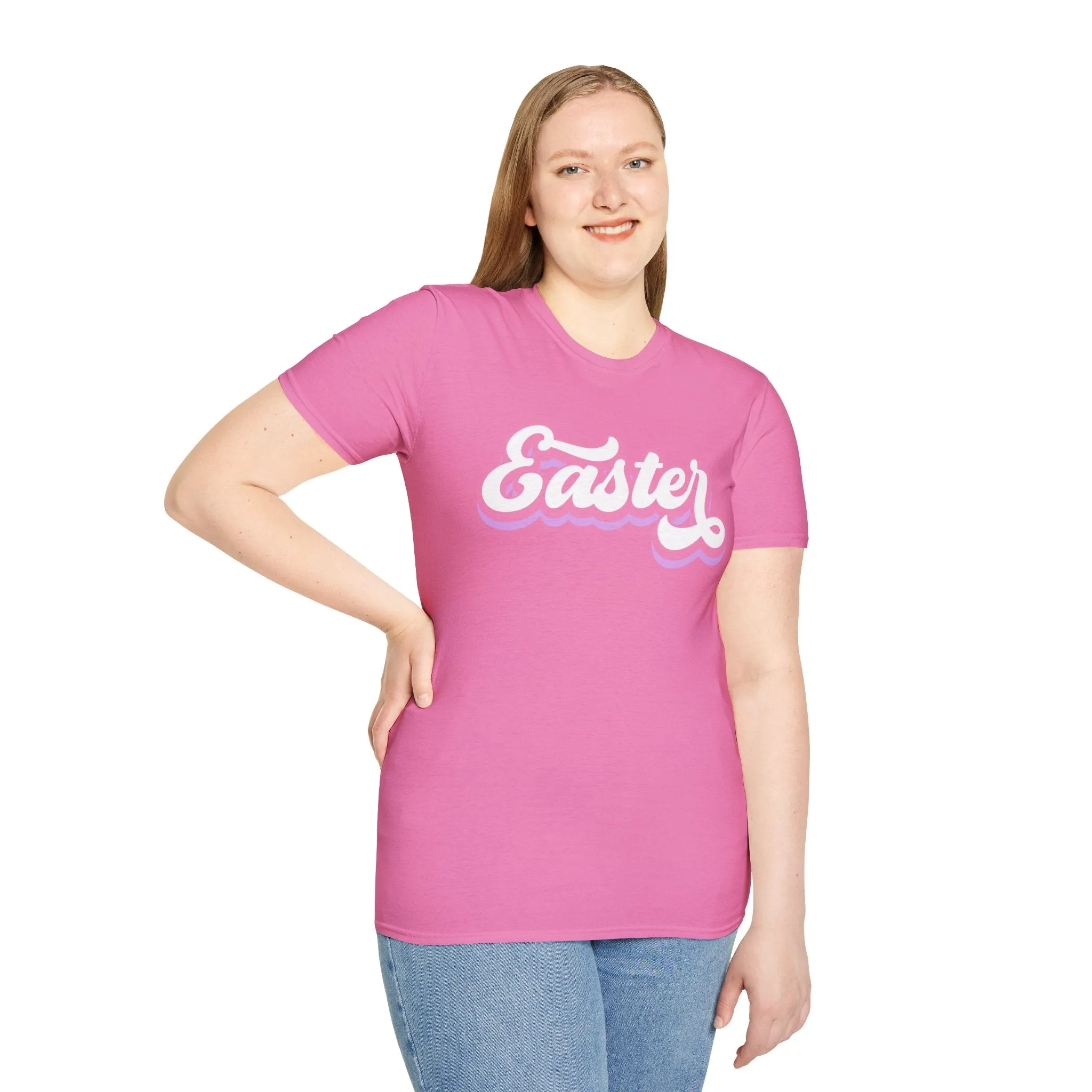 Easter Vibes Unisex Softstyle T-Shirt - Fun Seasonal Graphic Tee
