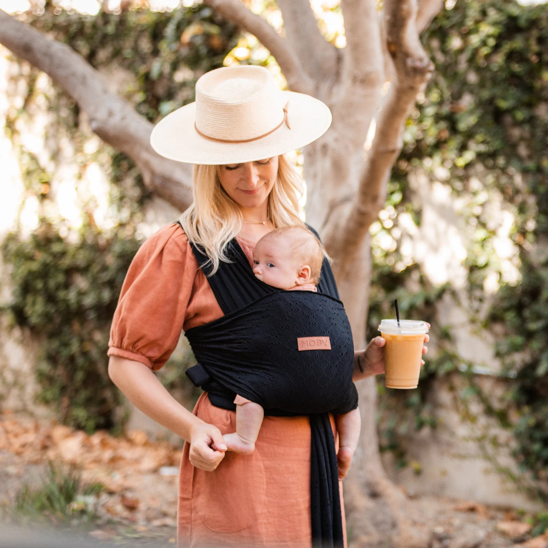 Easy-wrap Carrier By Petunia Pickle Bottom - Black Eyelet