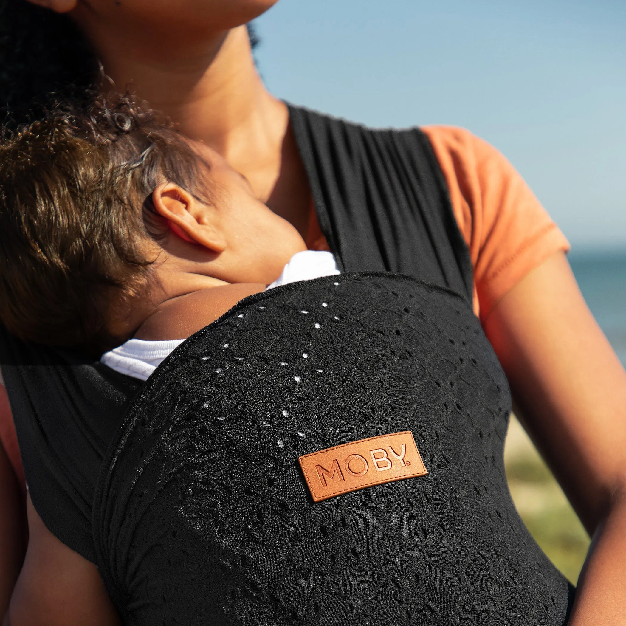 Easy-wrap Carrier By Petunia Pickle Bottom - Black Eyelet