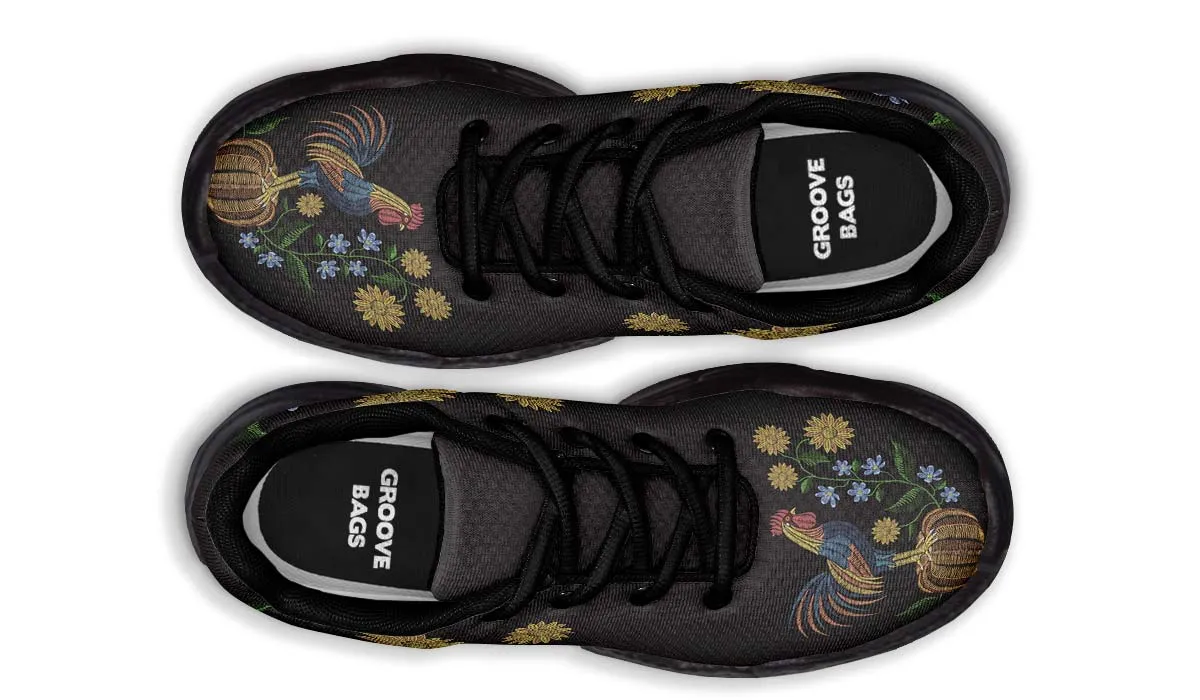 Embroidery Chicken Chunky Sneakers