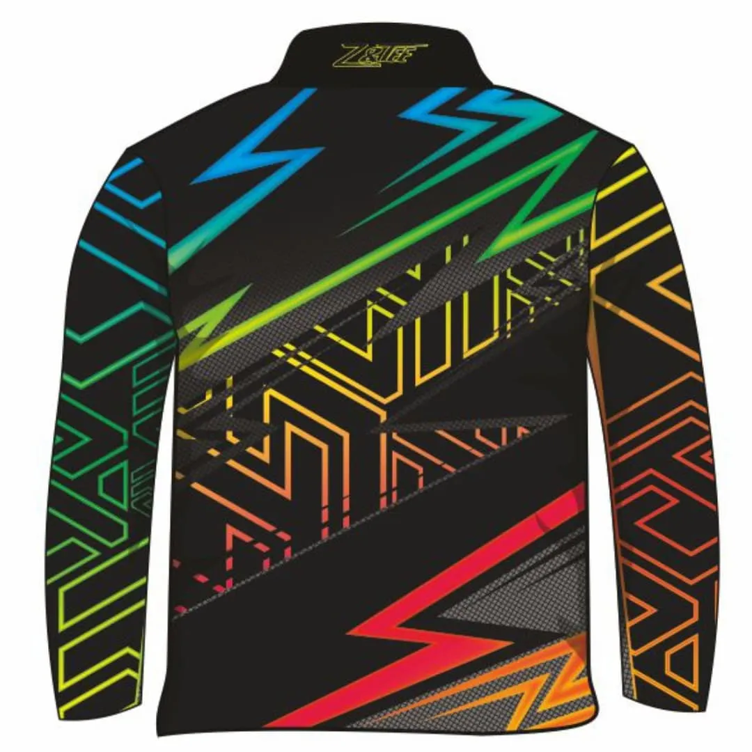 Extreme |  Multicoloured Lightning Onyx Fishing Shirt