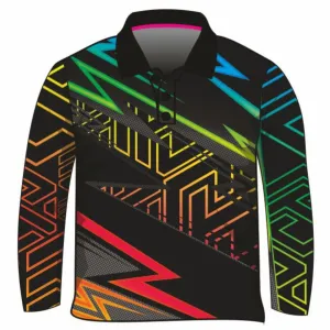 Extreme |  Multicoloured Lightning Onyx Fishing Shirt