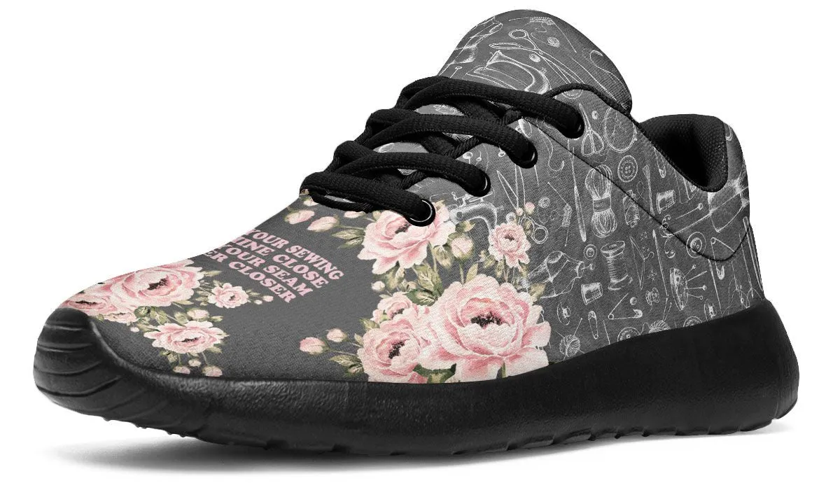 Floral Sewing Sneakers