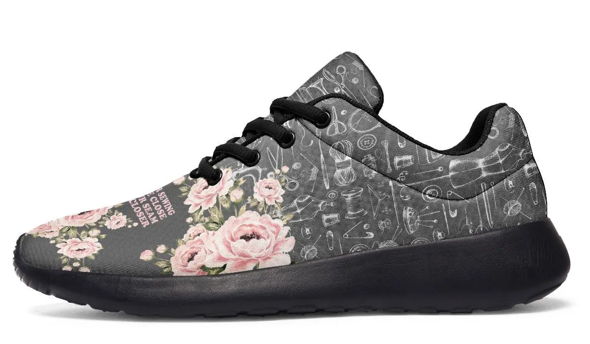 Floral Sewing Sneakers