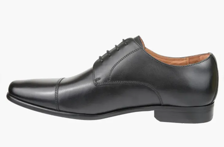Florsheim Cross Cap Toe Shoe - Black