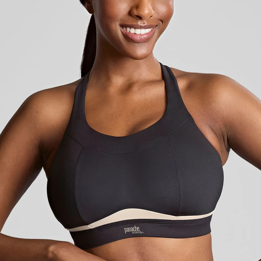 Freedom Non Wired Sports Bra Black/Chalk