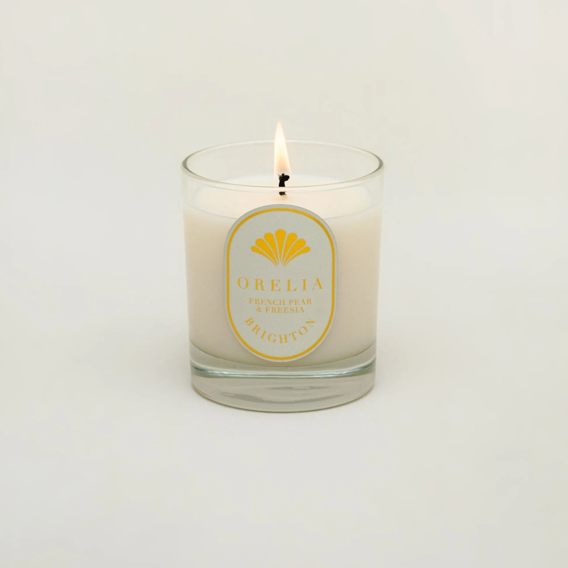 French Pear & Freesia Votive Candle