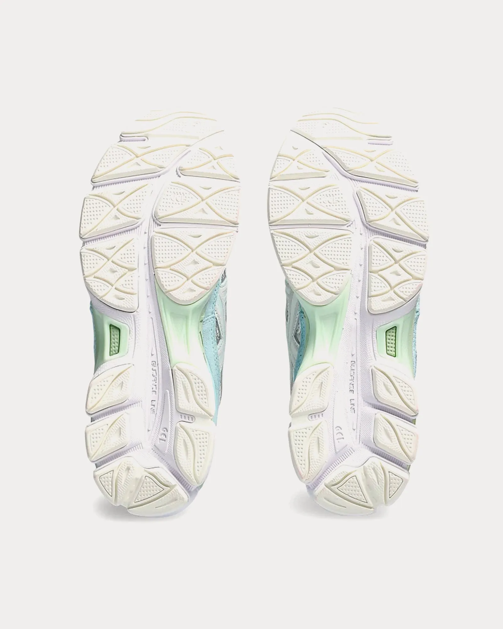 Gel-NYC Cream / Aquamarine Low Top Sneakers