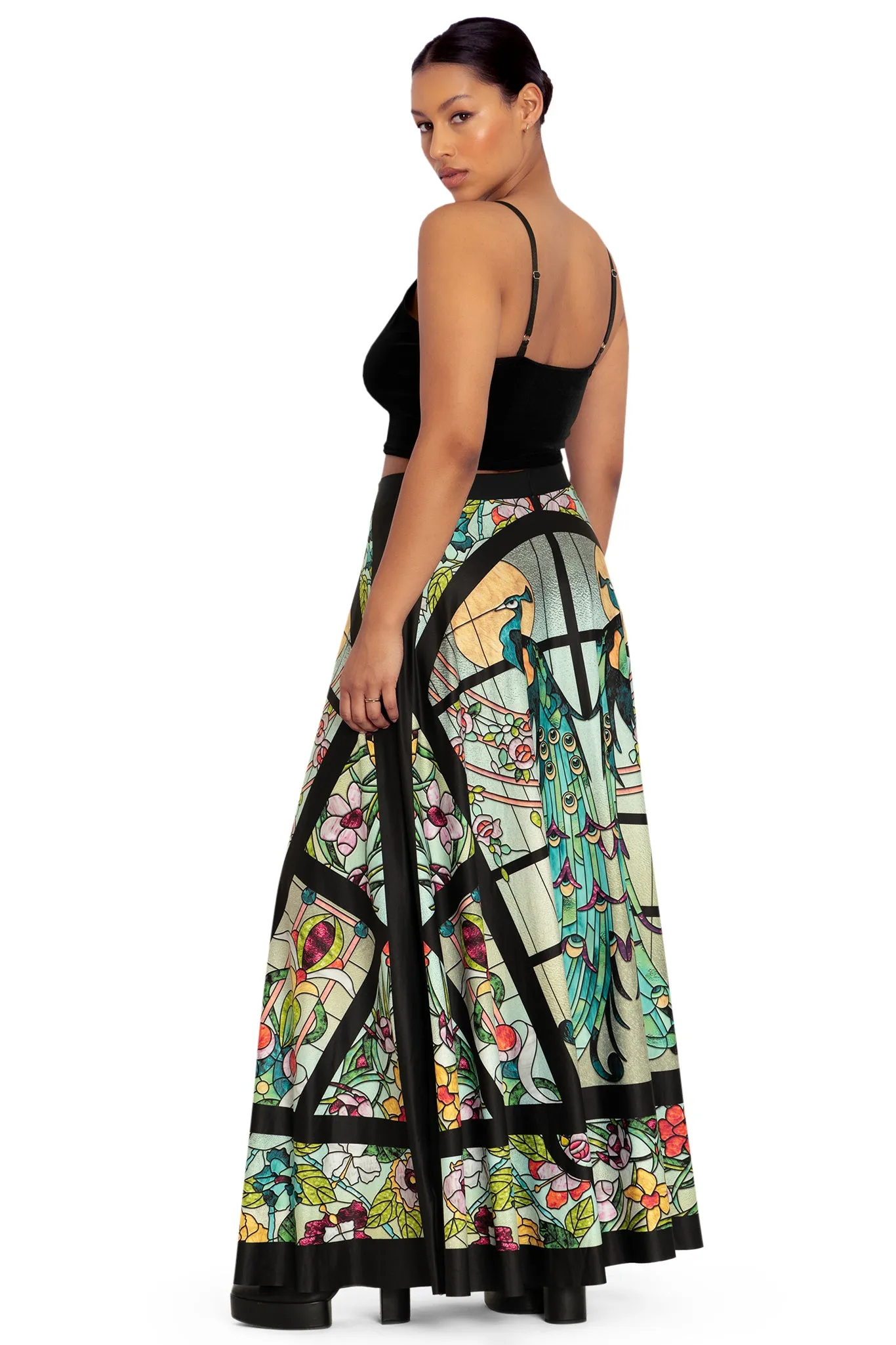 Glass Garden Maxi Skirt