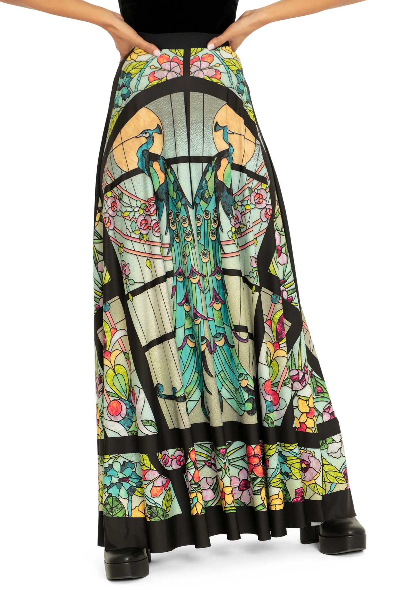 Glass Garden Maxi Skirt