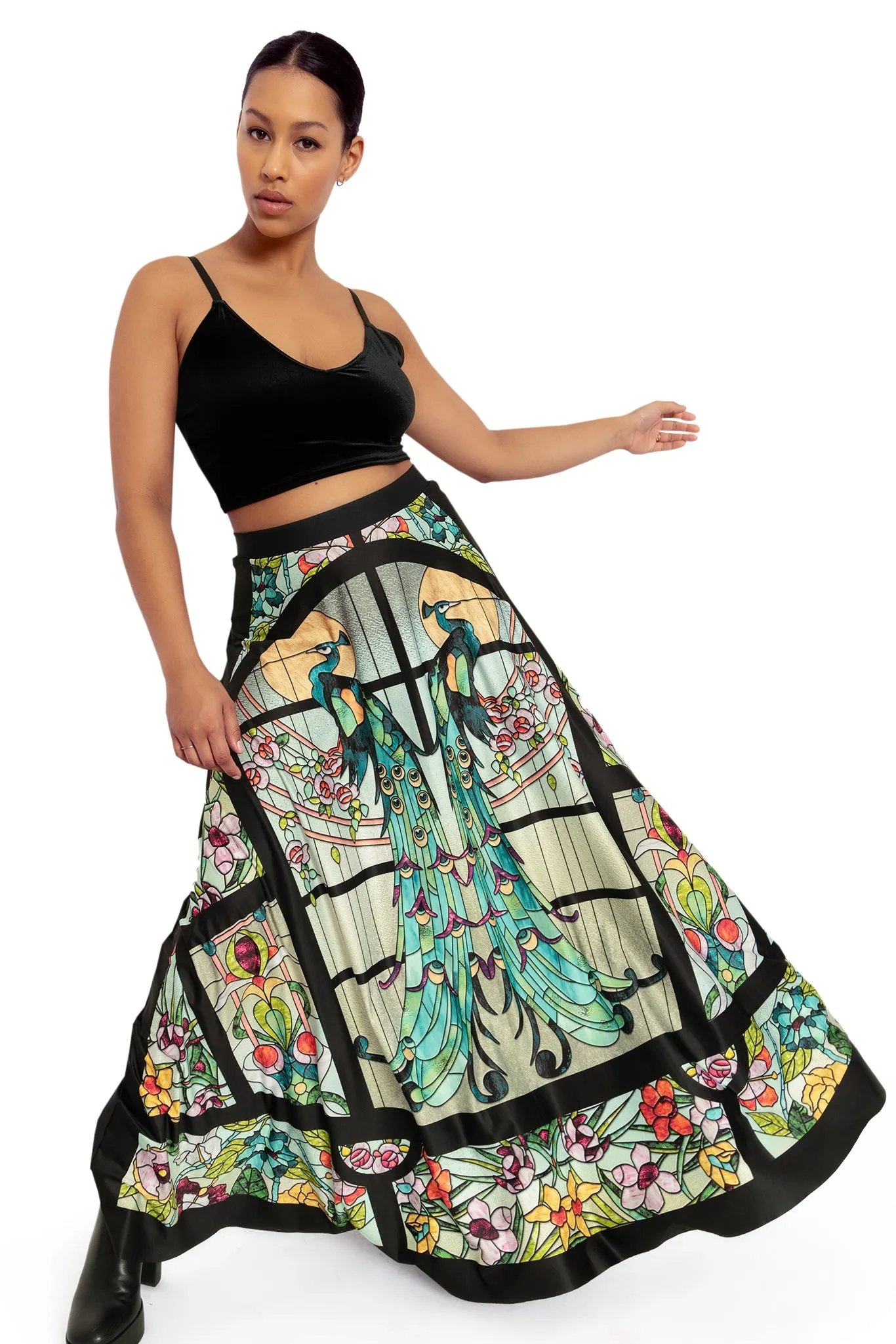 Glass Garden Maxi Skirt