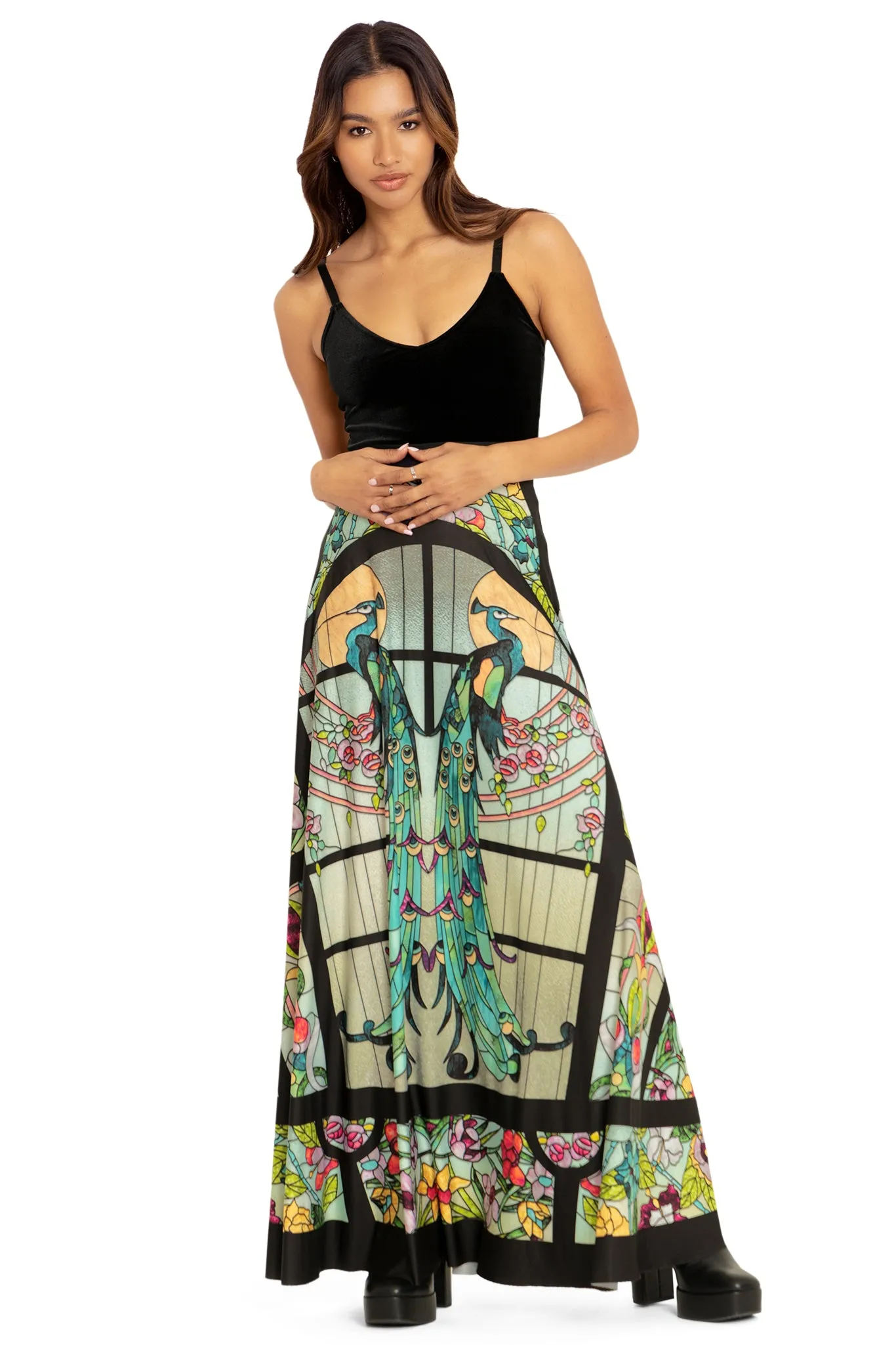 Glass Garden Maxi Skirt
