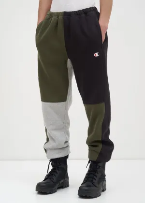 Grey Color Block Sweatpant
