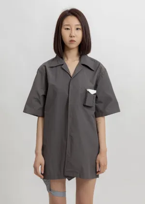 Grey Smoker's Shirt