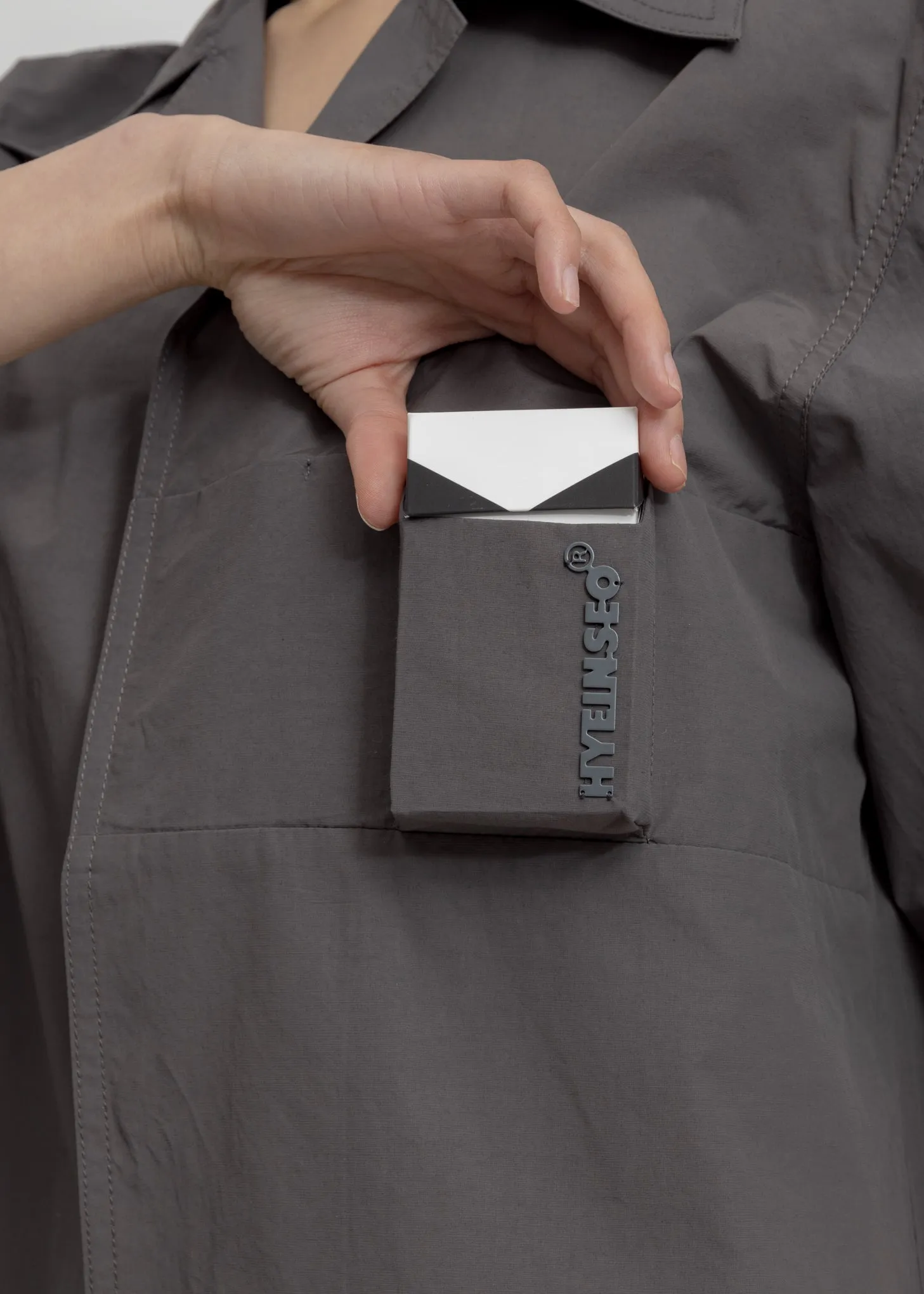 Grey Smoker's Shirt