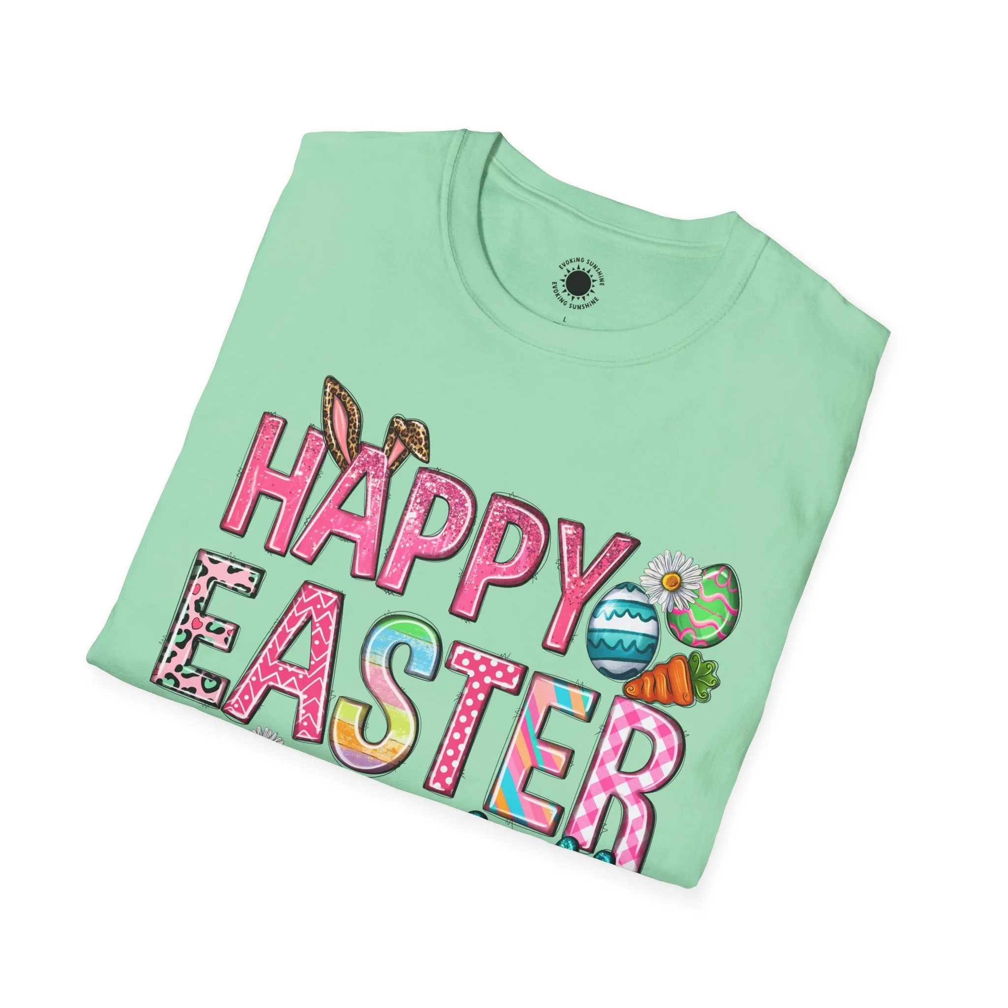 Happy Easter Y'all Unisex Softstyle T-Shirt