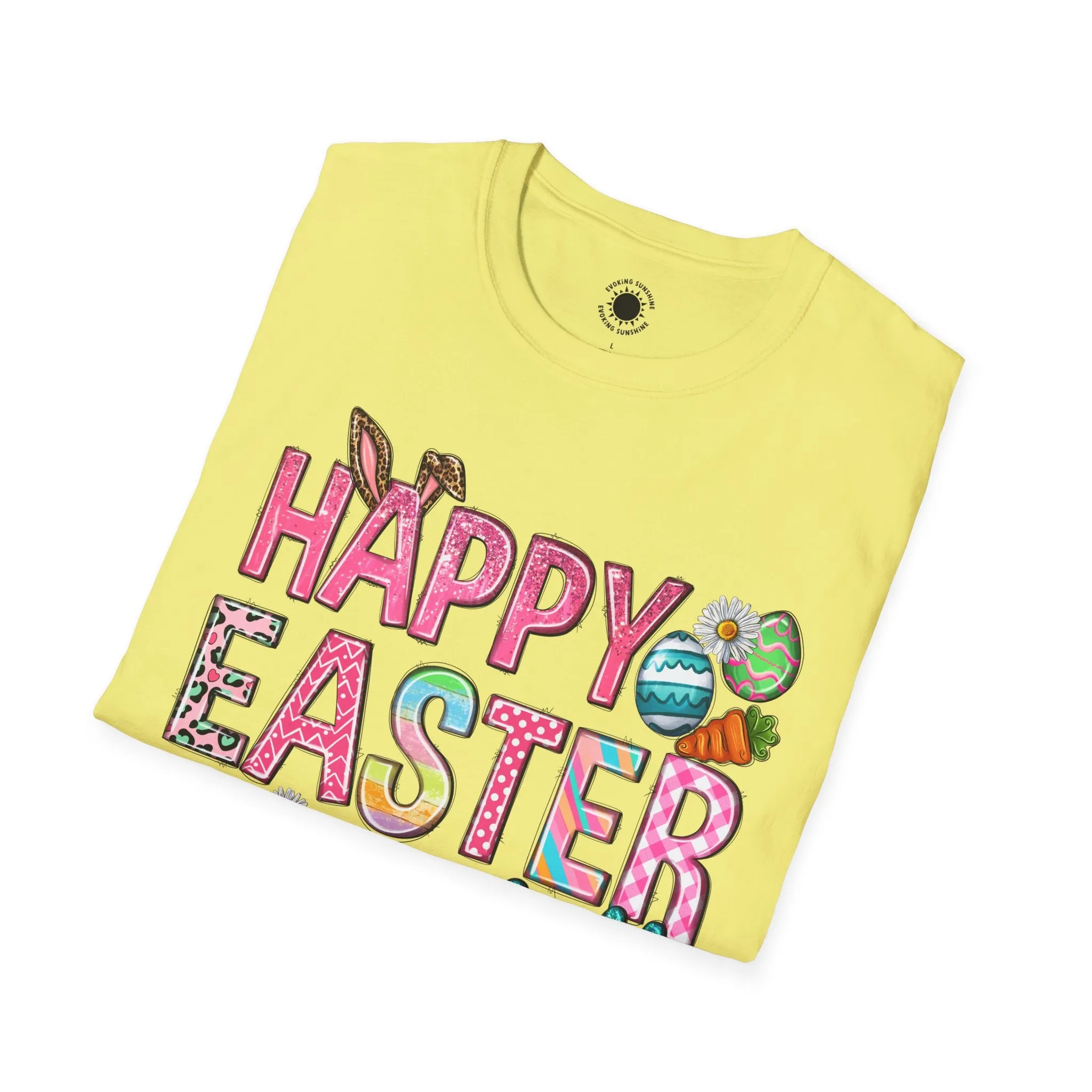 Happy Easter Y'all Unisex Softstyle T-Shirt