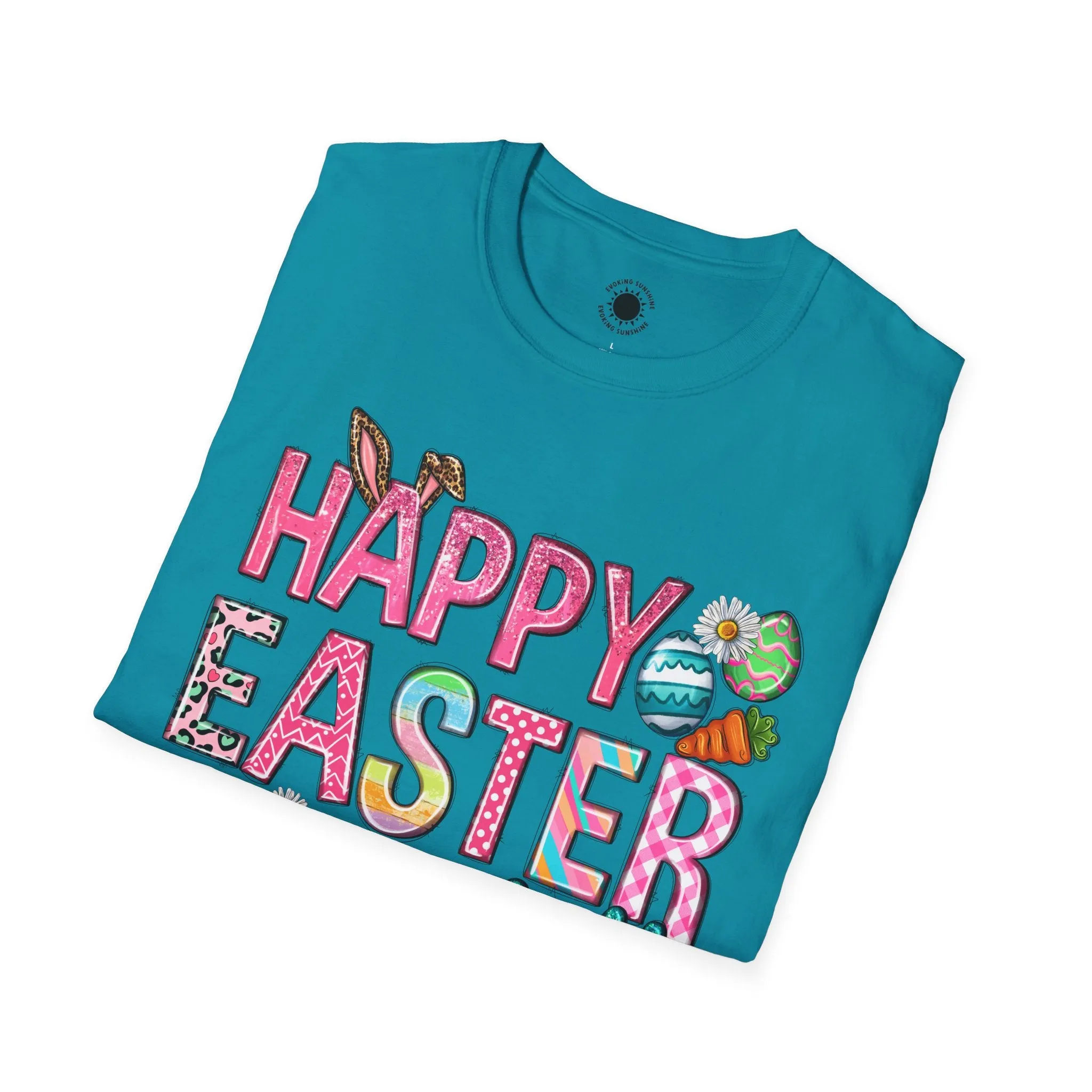 Happy Easter Y'all Unisex Softstyle T-Shirt