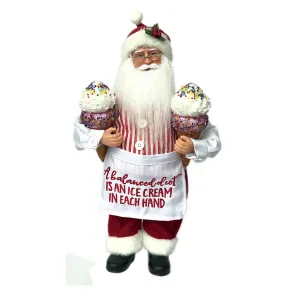 Ice Cream - 15" Claus