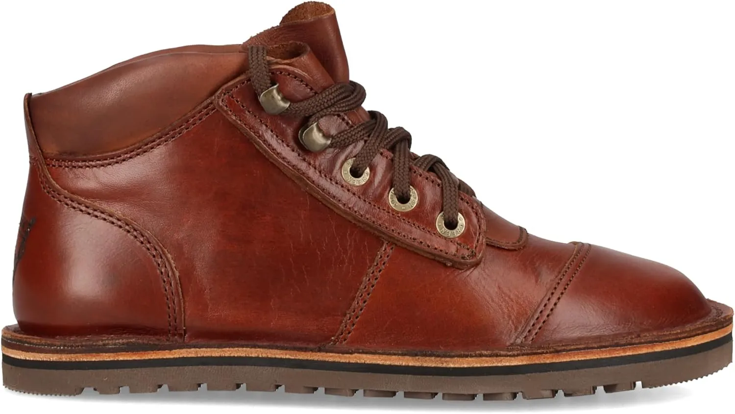 JIM GREEN Men's Barefoot African Ranger Boots Lace-Up Water Resistant Full Grain Leather Work or Hiking Boot
