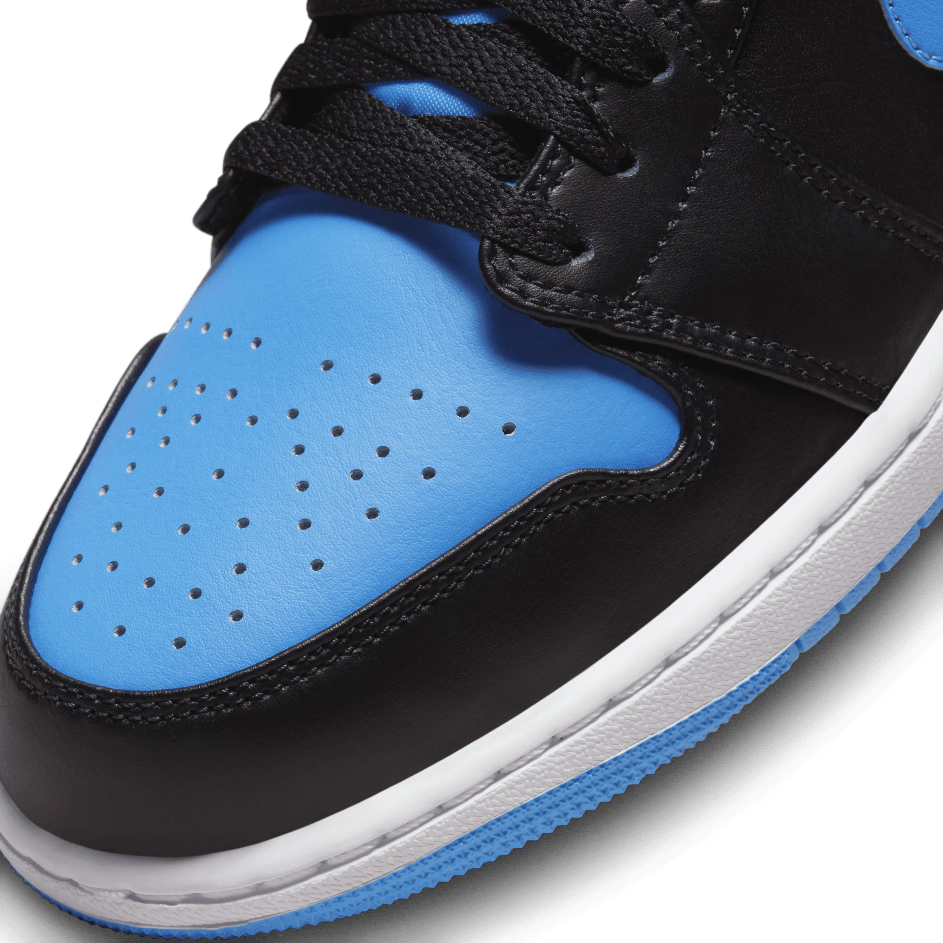 Jordan - Men - Air Jordan 1 Low - Black/University Blue/White