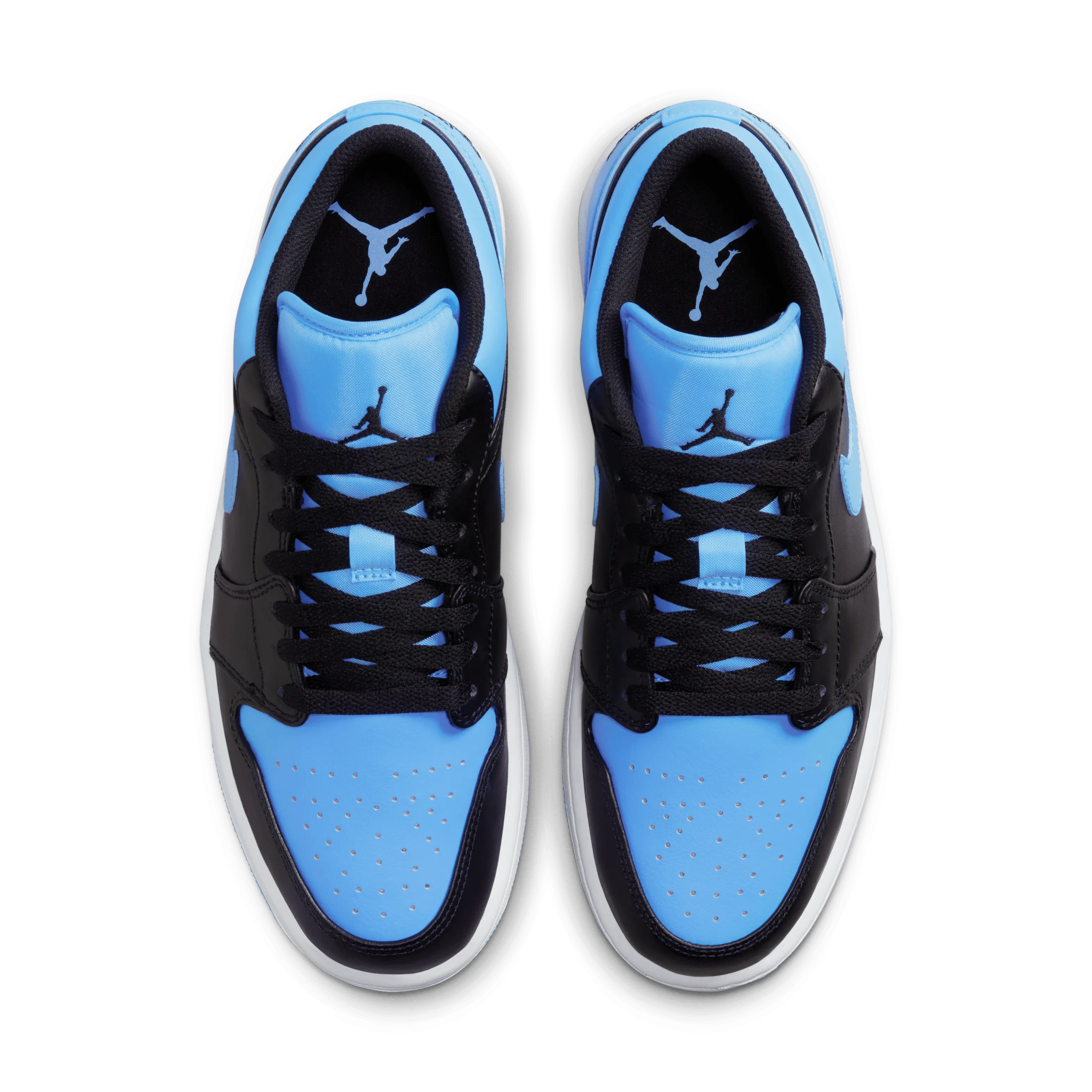 Jordan - Men - Air Jordan 1 Low - Black/University Blue/White