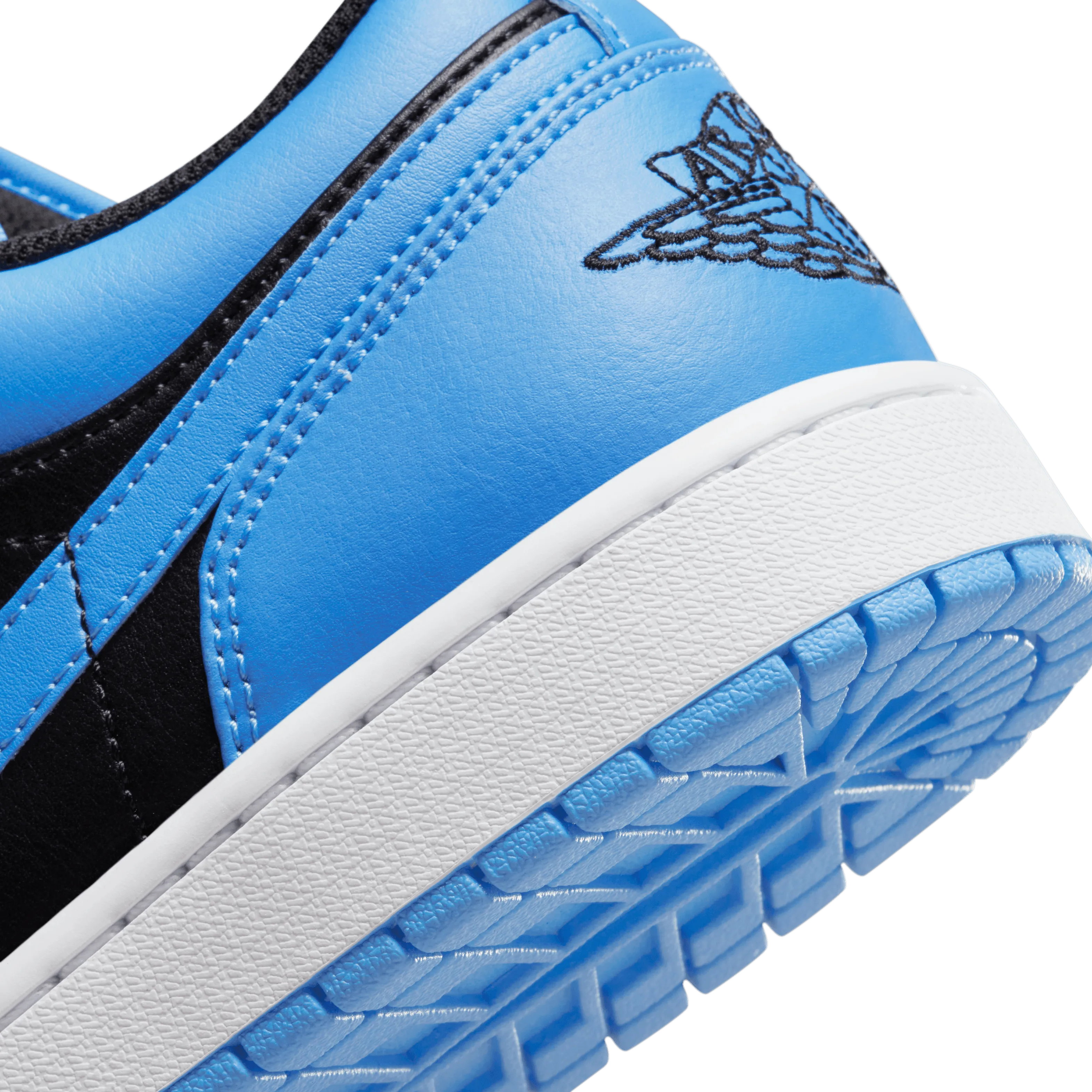 Jordan - Men - Air Jordan 1 Low - Black/University Blue/White
