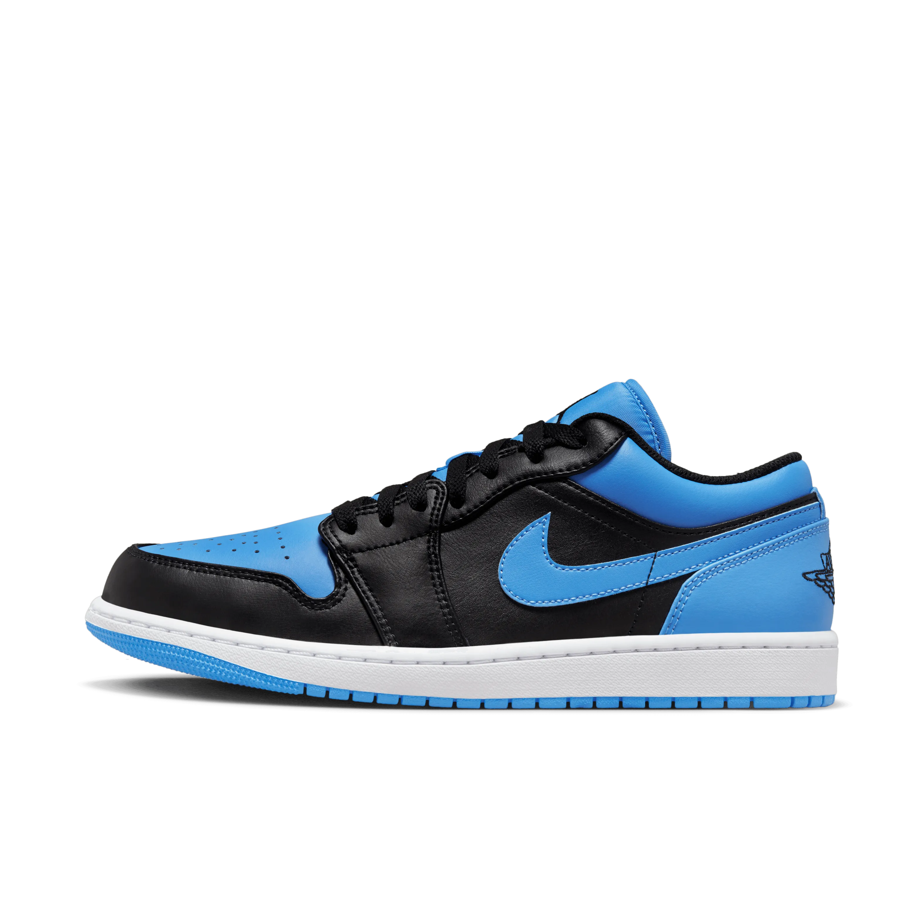 Jordan - Men - Air Jordan 1 Low - Black/University Blue/White