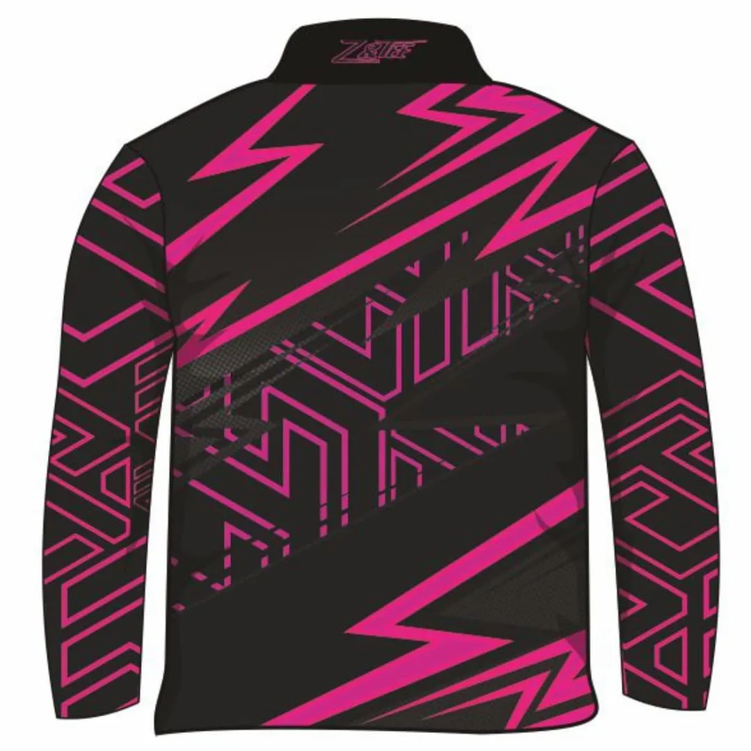 Kids | Pink Lightning Onyx Fishing Shirt