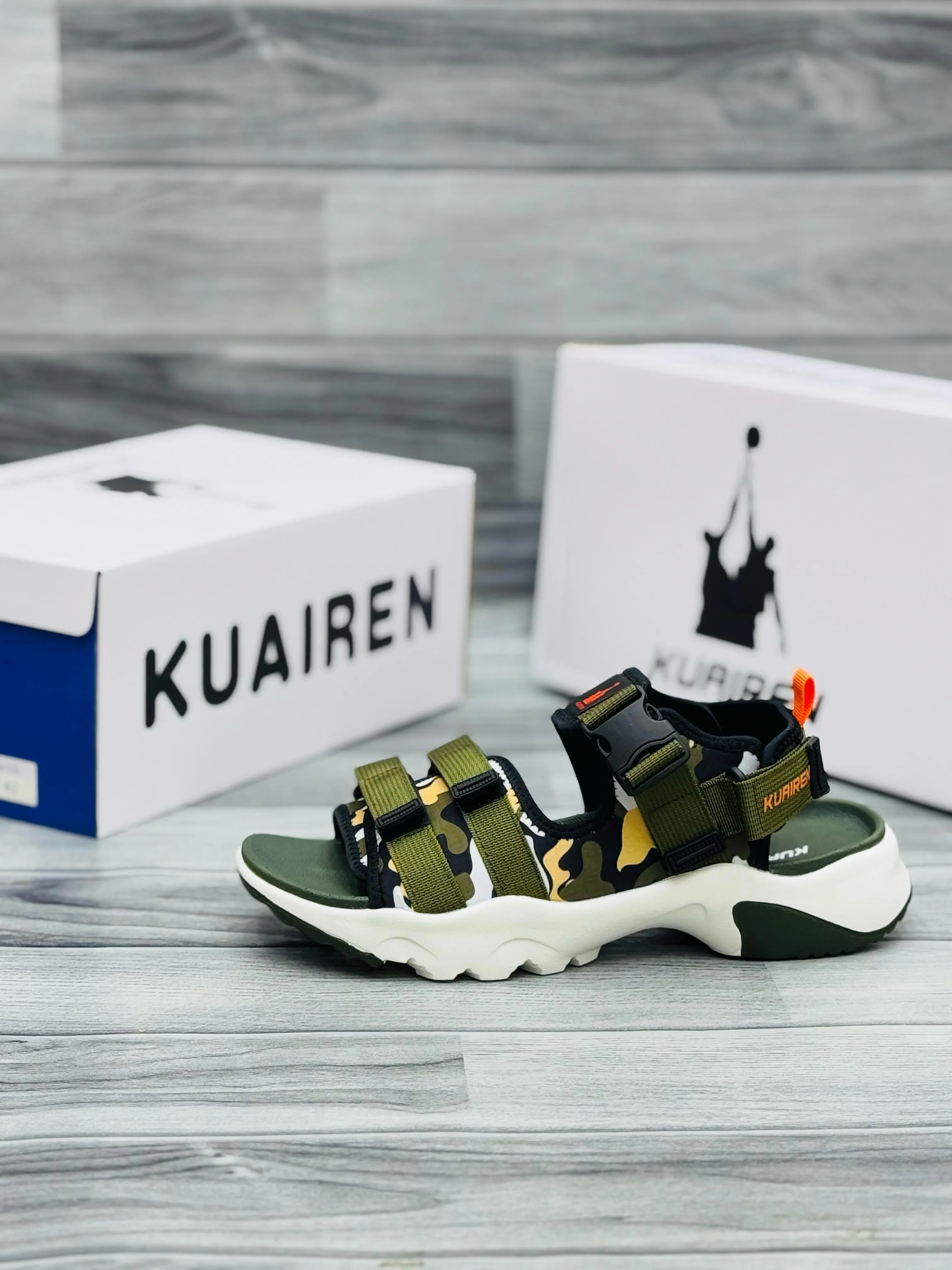 Kuairen Camo Tactical Sandals – Durable & Stylish