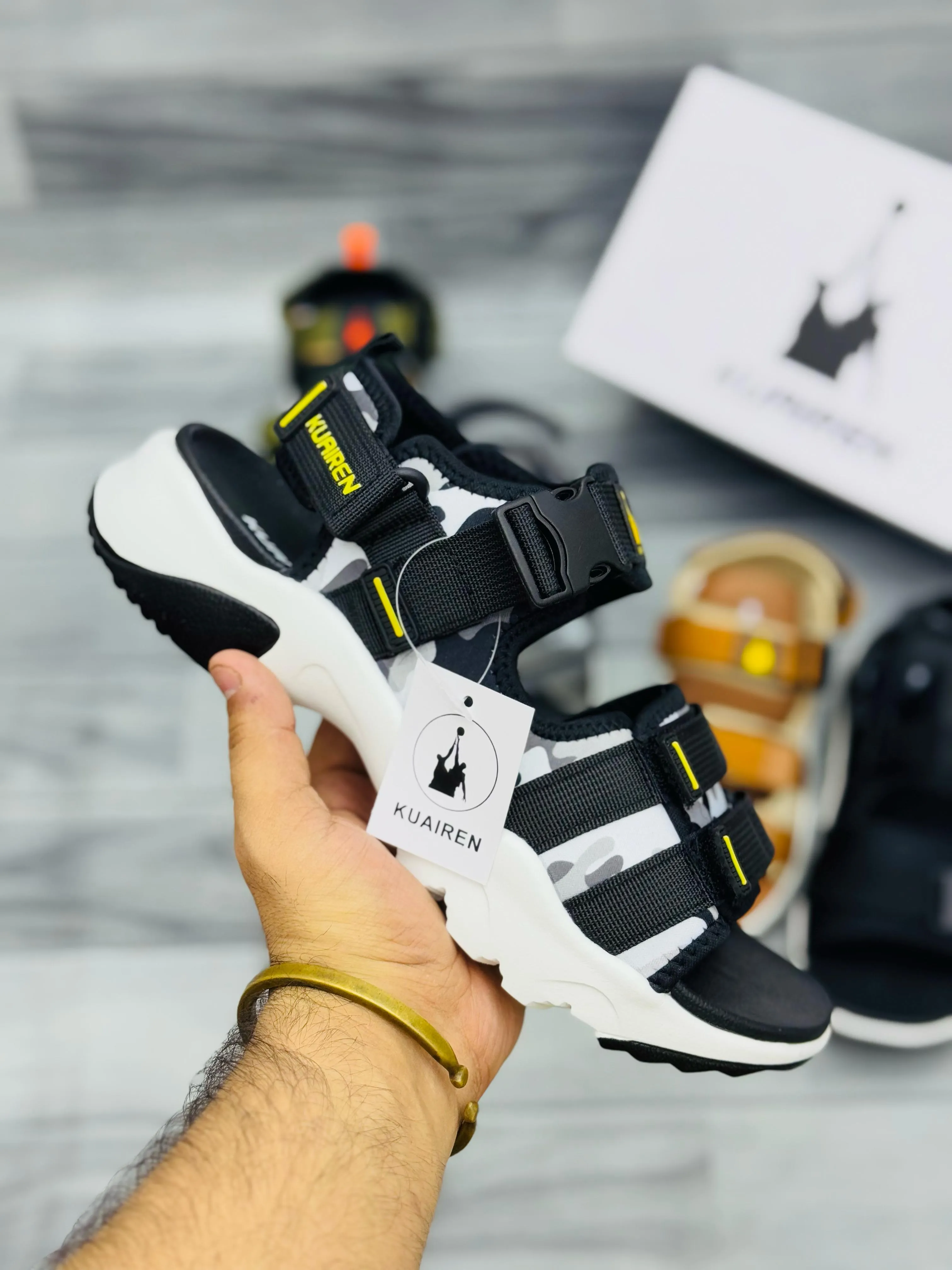 Kuairen Camo Tactical Sandals – Durable & Stylish