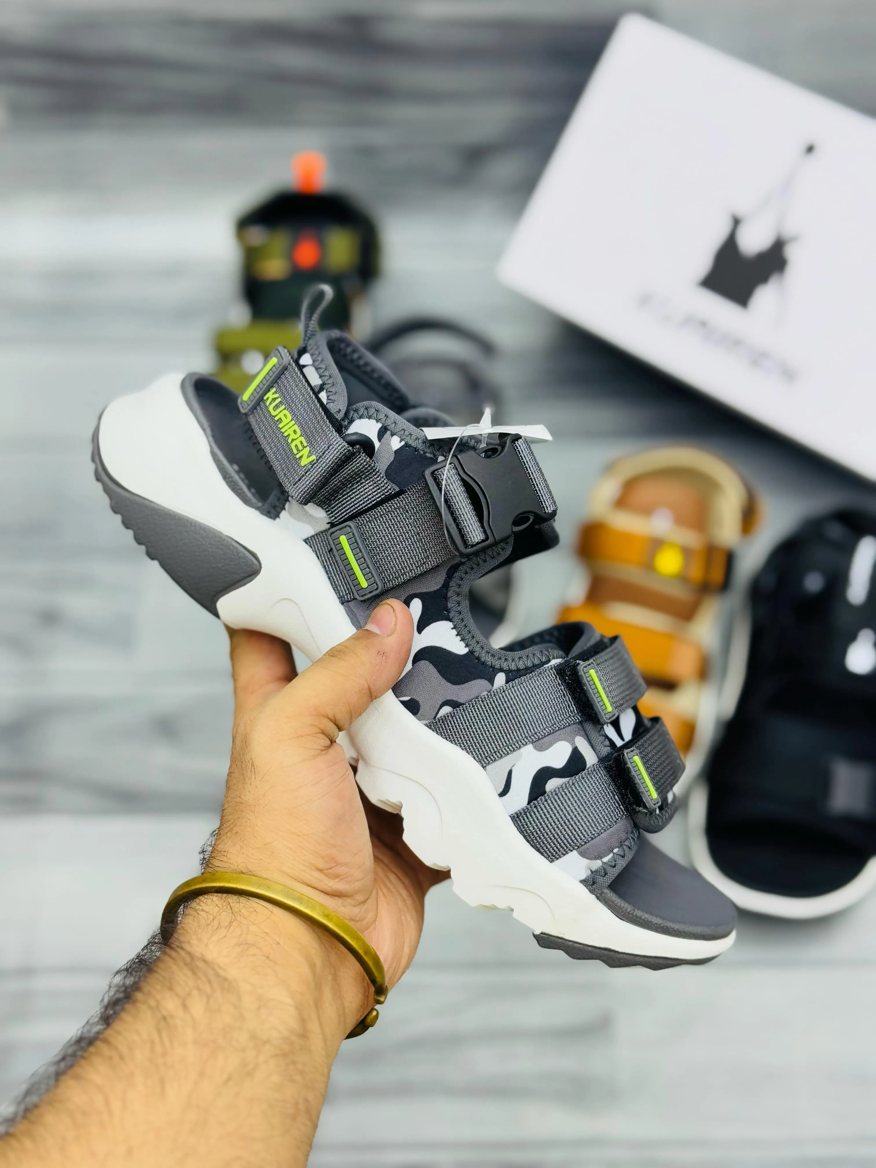 Kuairen Camo Tactical Sandals – Durable & Stylish