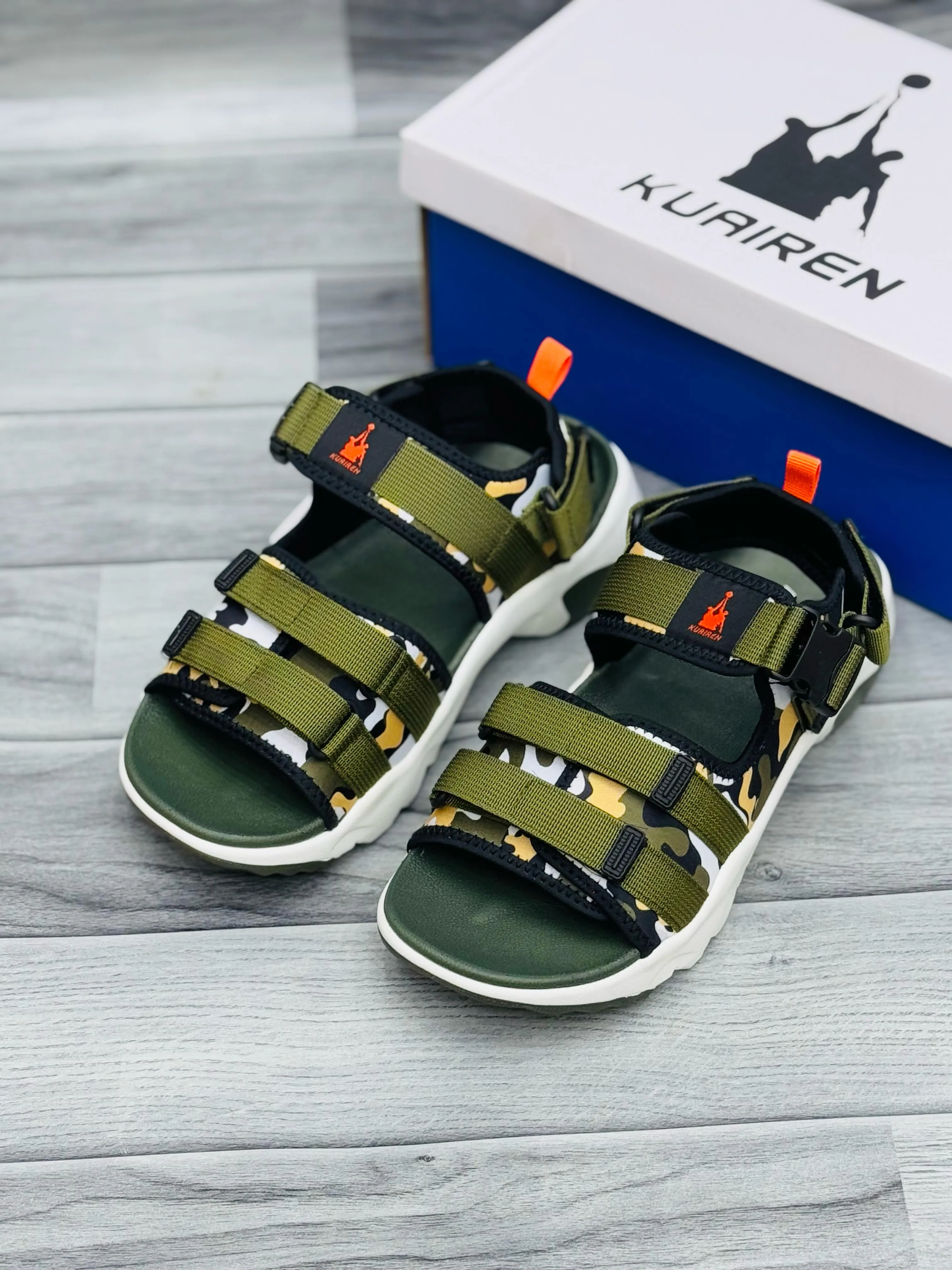 Kuairen Camo Tactical Sandals – Durable & Stylish