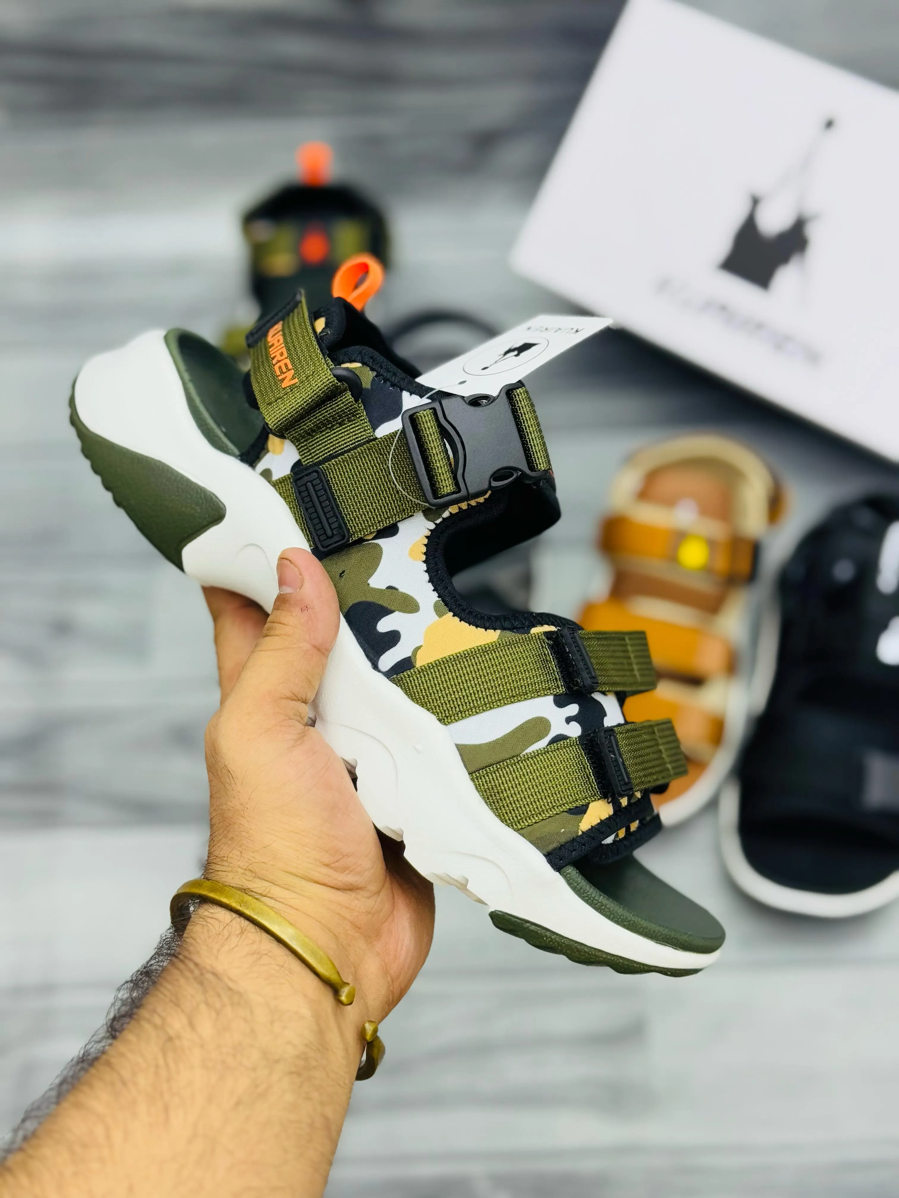 Kuairen Camo Tactical Sandals – Durable & Stylish