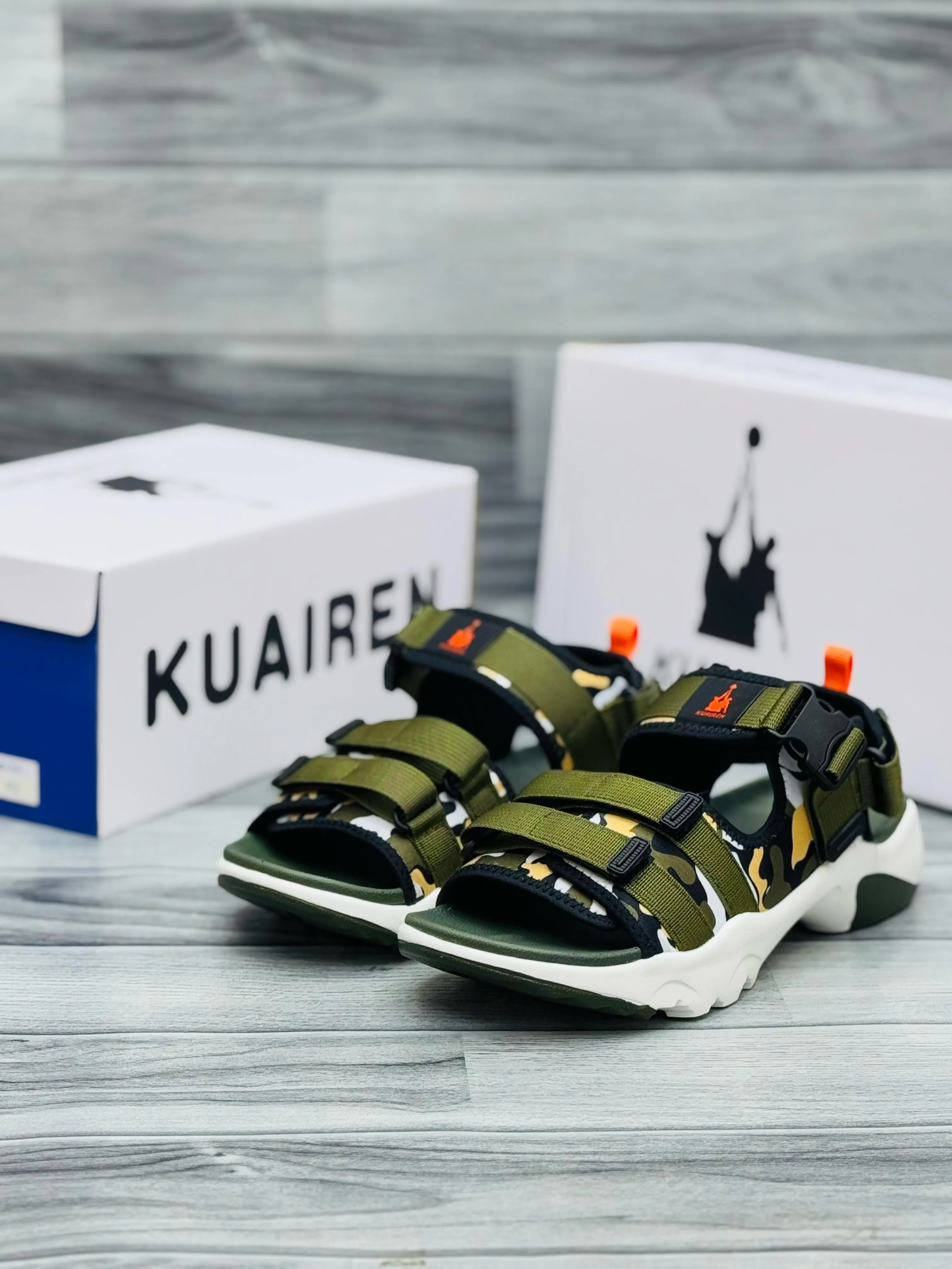 Kuairen Camo Tactical Sandals – Durable & Stylish
