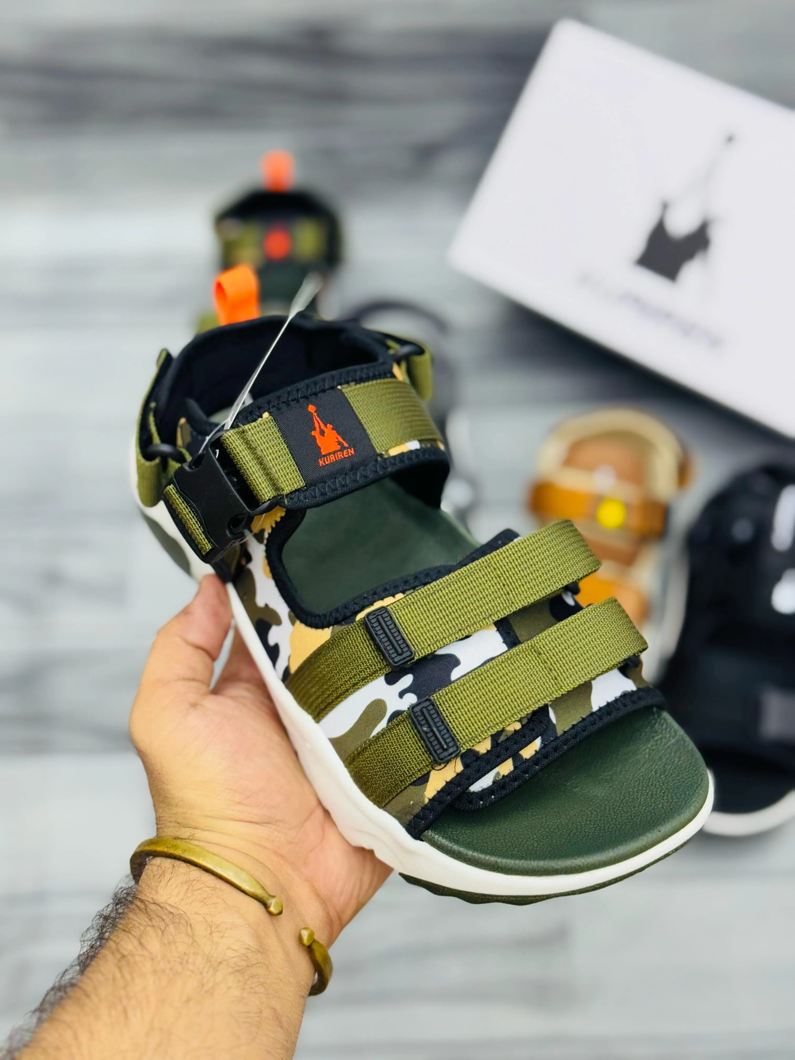 Kuairen Camo Tactical Sandals – Durable & Stylish