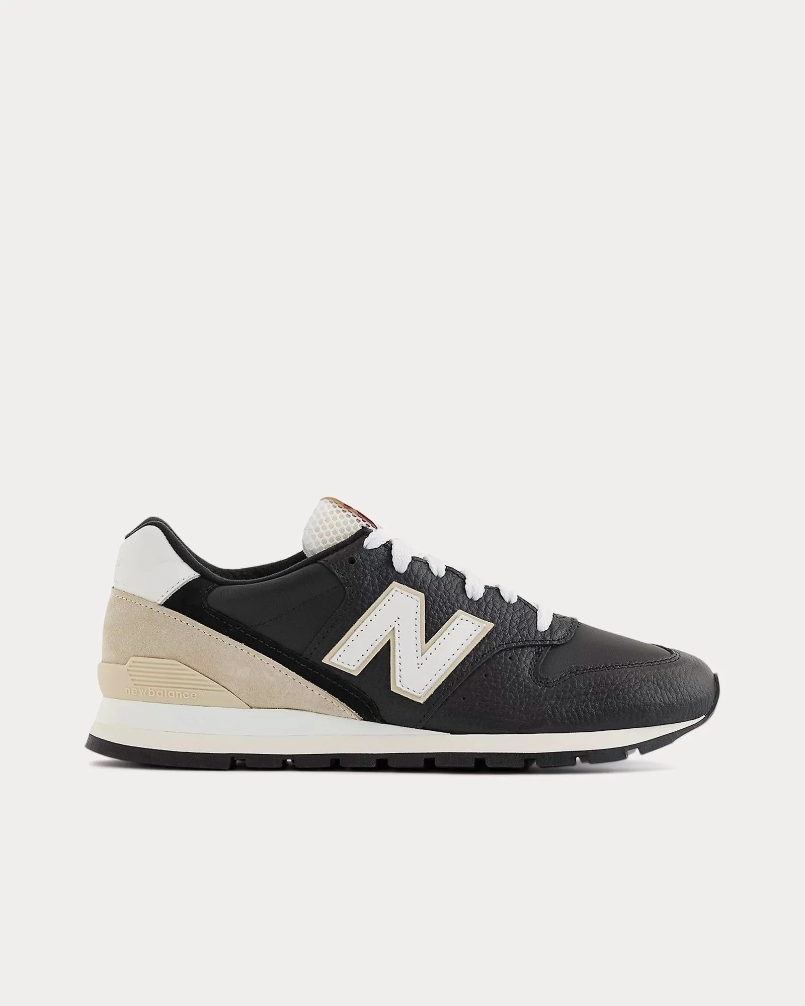 Made in USA 996 Black / Sandstone / White Low Top Sneakers