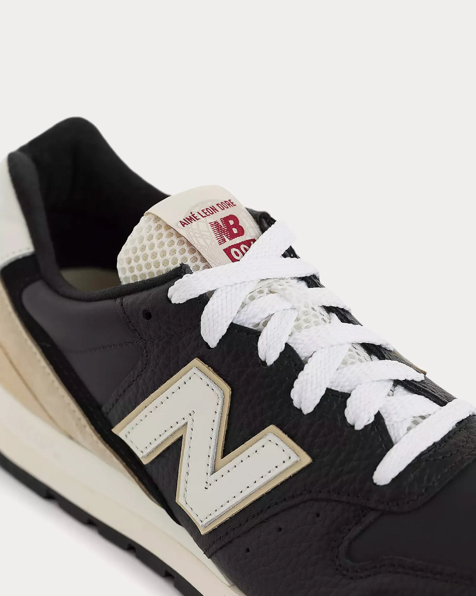 Made in USA 996 Black / Sandstone / White Low Top Sneakers