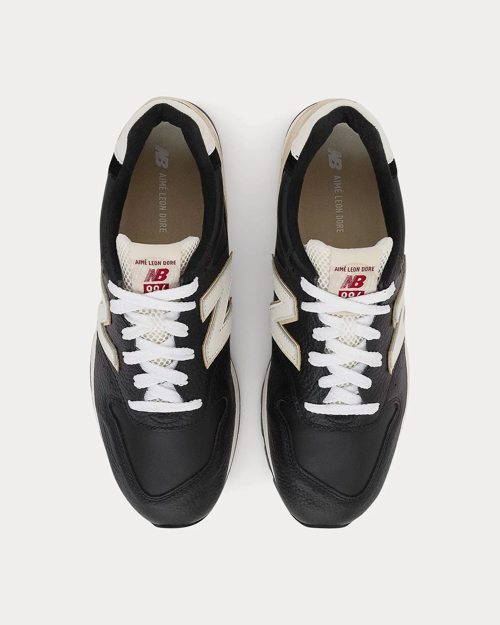 Made in USA 996 Black / Sandstone / White Low Top Sneakers