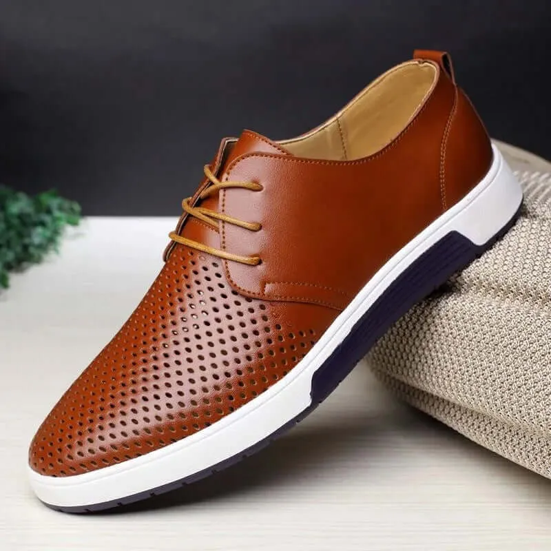 Men's Leather Casual Dress Shoes