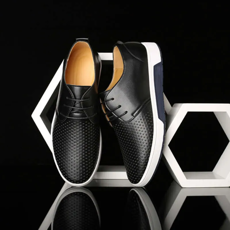 Men's Leather Casual Dress Shoes