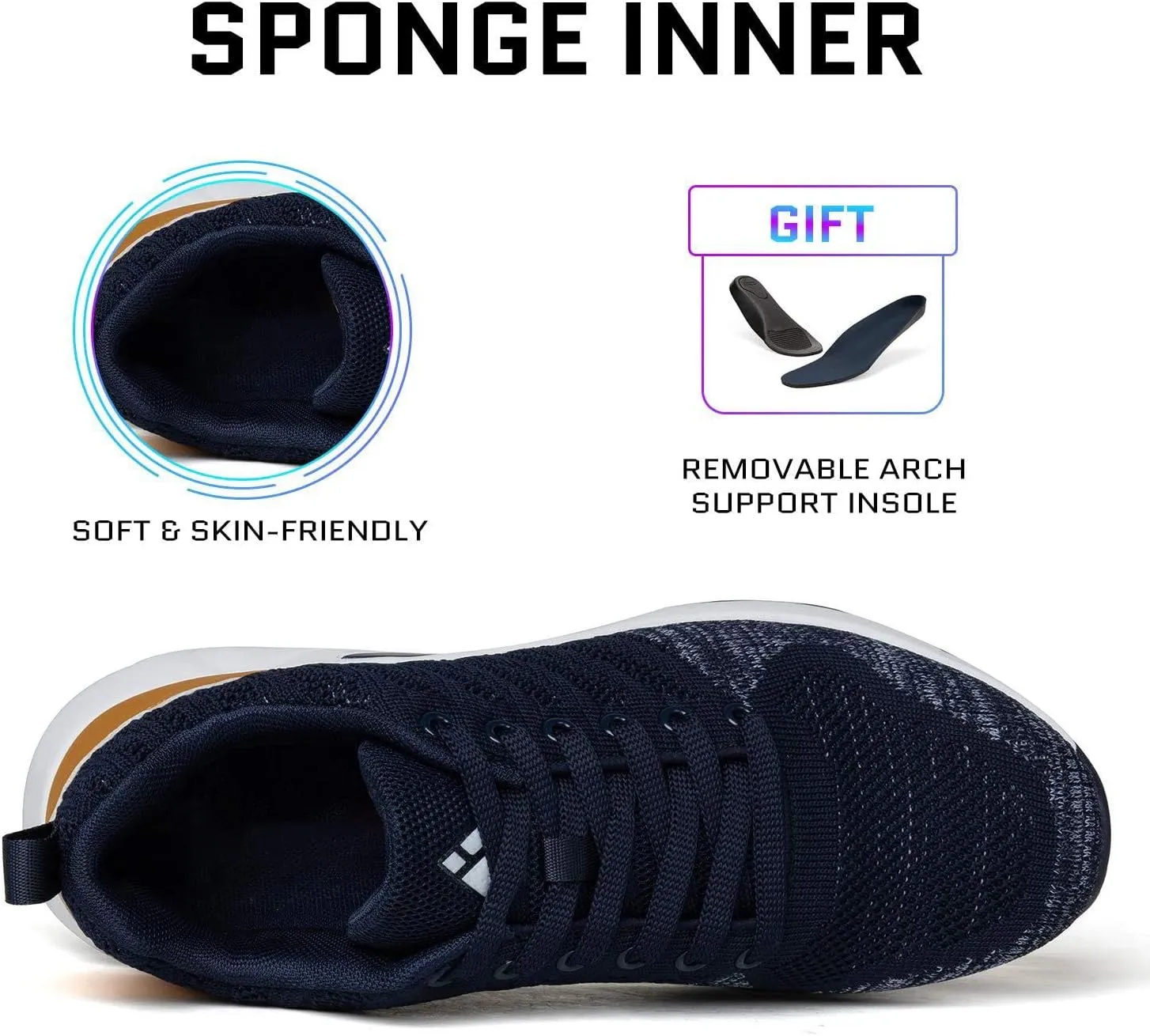 Mishansha Womens Sneakers Air Cushion Running Tennis Shoes Women Lightweight Arch Support Walking Shoes